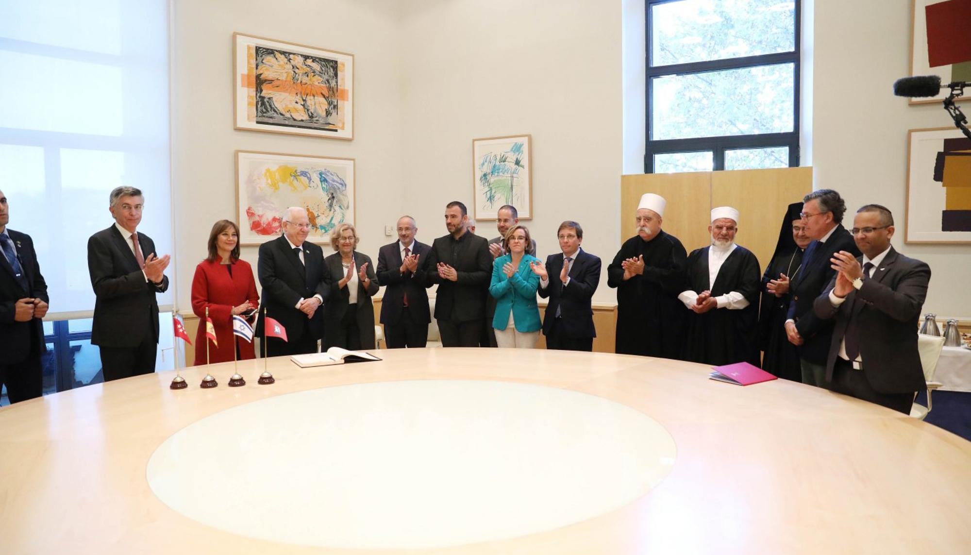 Carmena llave de oro a Israel