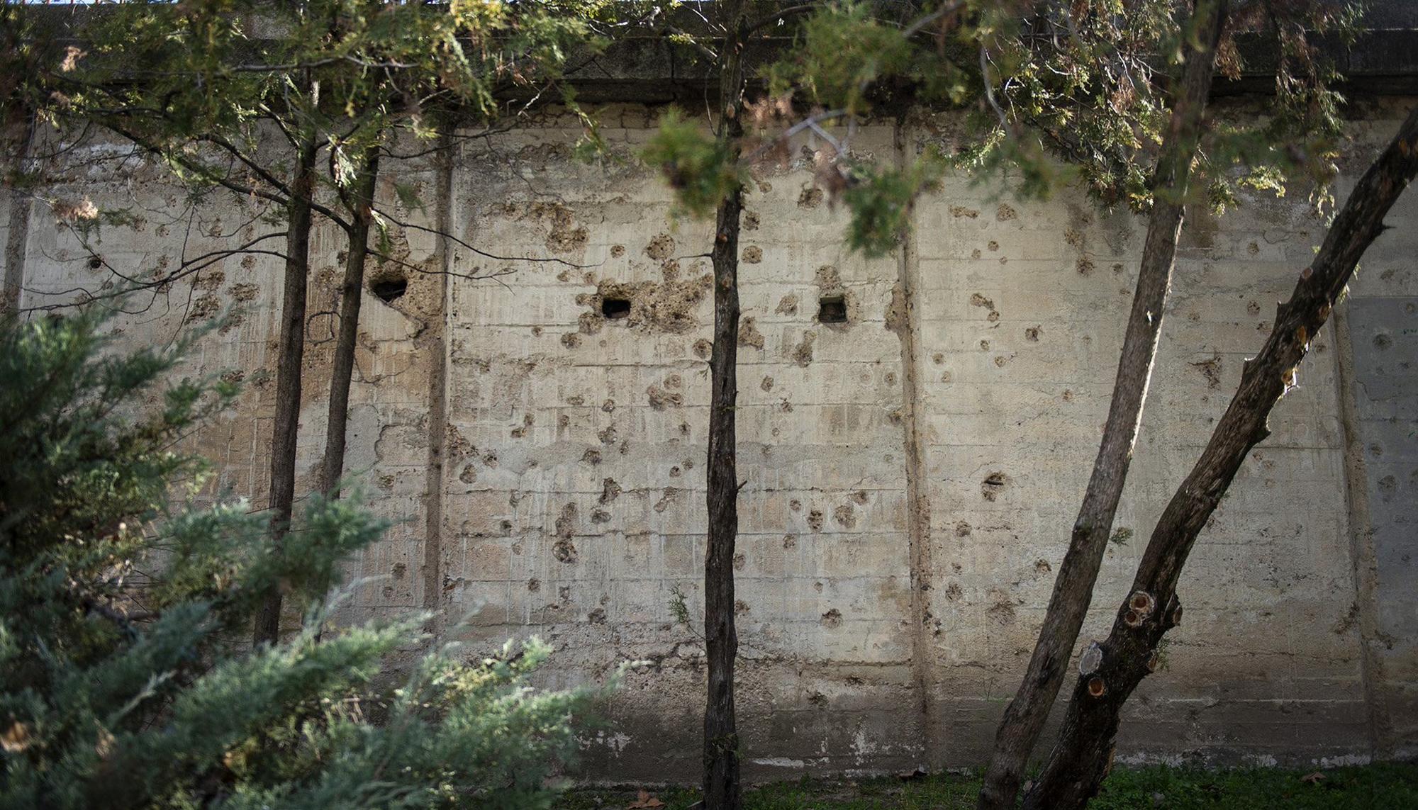 Muro Facultad Periodismo Guerra Civil