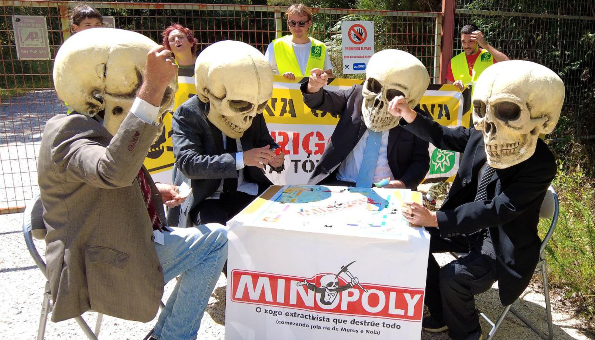 Denuncia de Ecologistas en Acción en la mina de San Finx, Lousame (Galicia, julio de 2023)