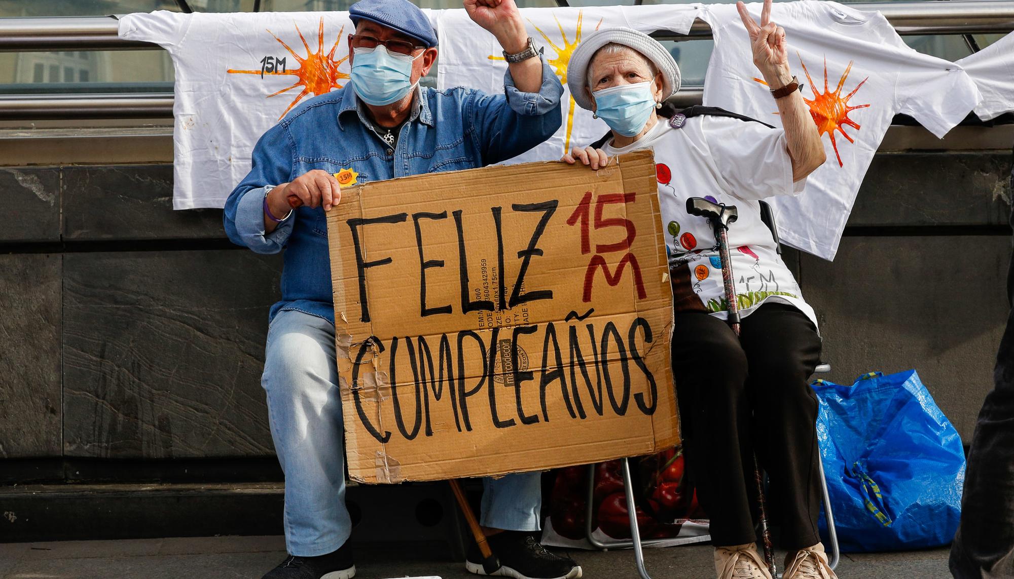 10 aniversario 15M en Madrid - 2