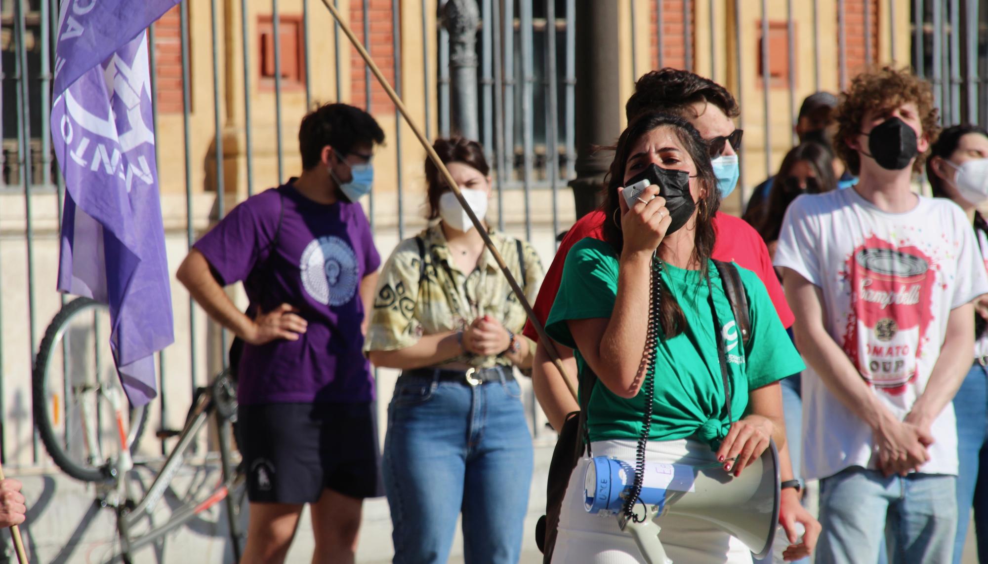 Concentración estudiantes Andalucía 2