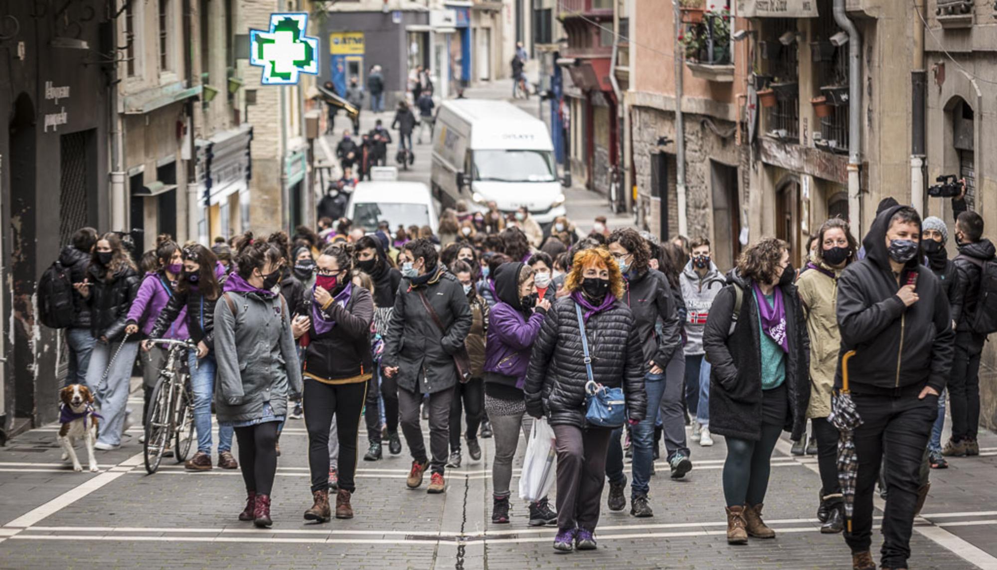 Iruñea manifestacion feminista
