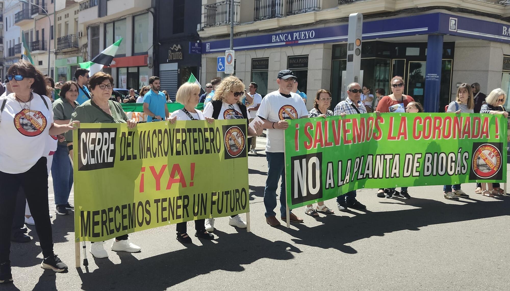 Manifestación Planta Biogás La Coronada