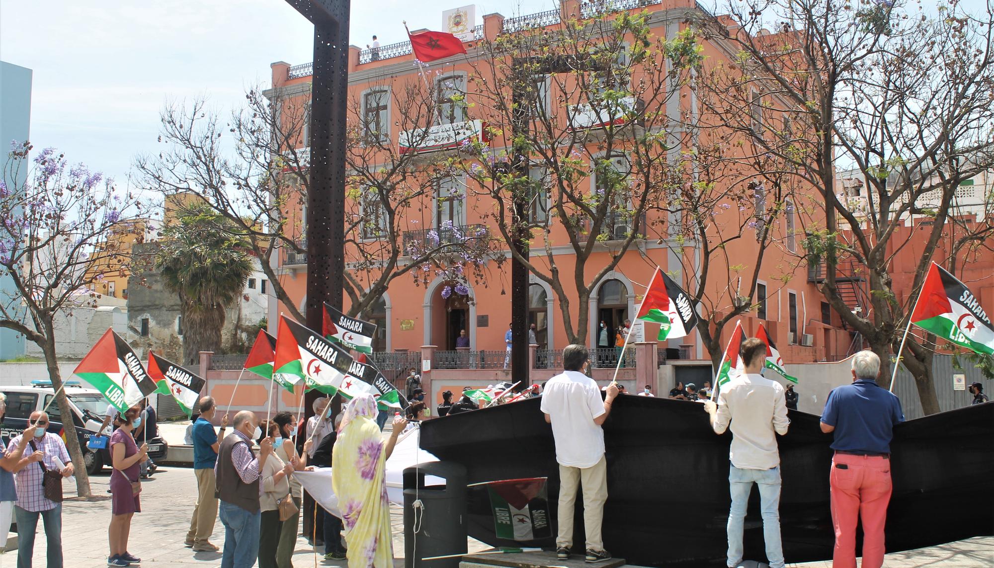Protesta saharaui Algeciras 4