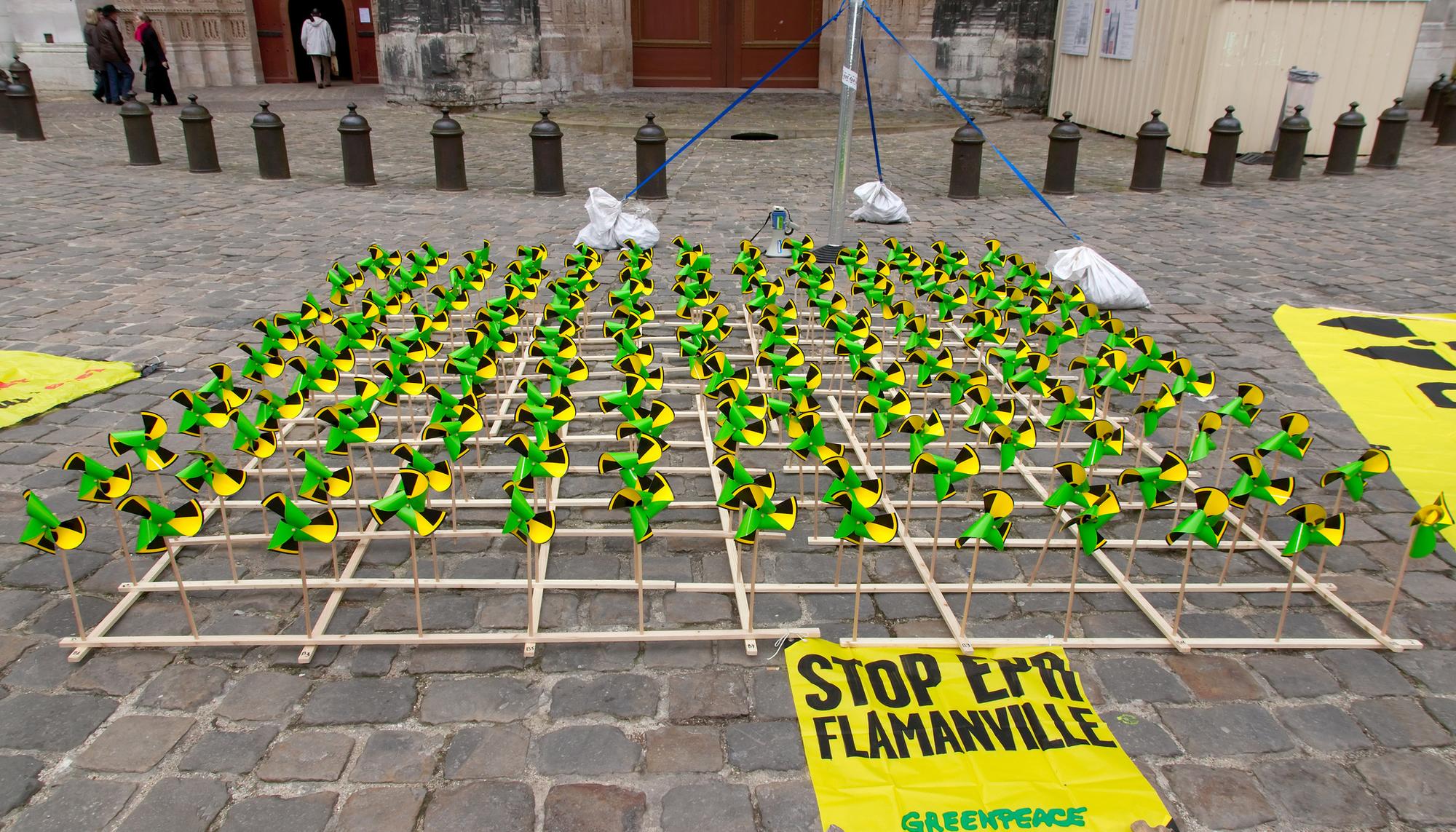 Protesta anti-nuclear.