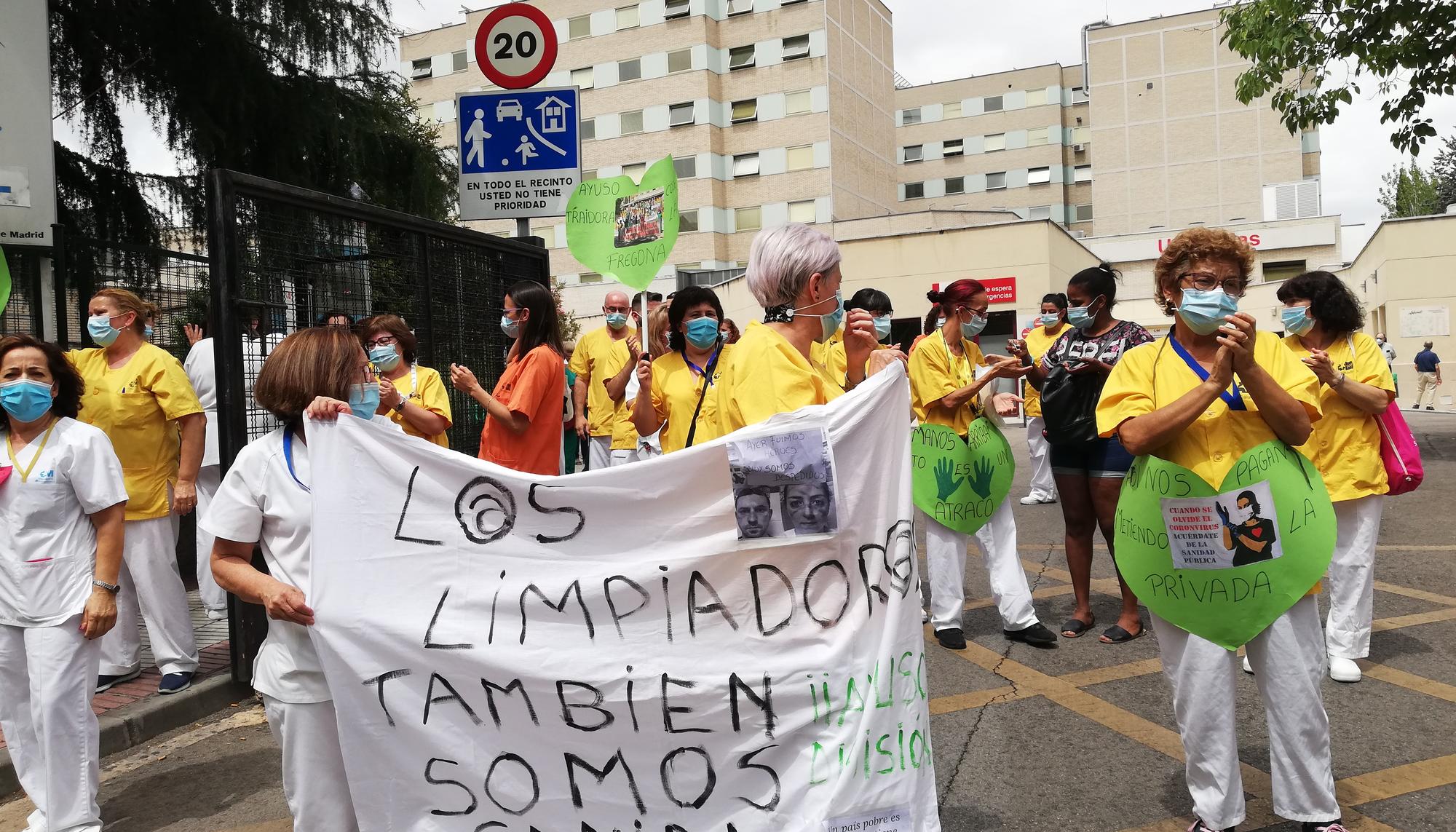 Limpiadoras Hospital Gregorio Marañón 4