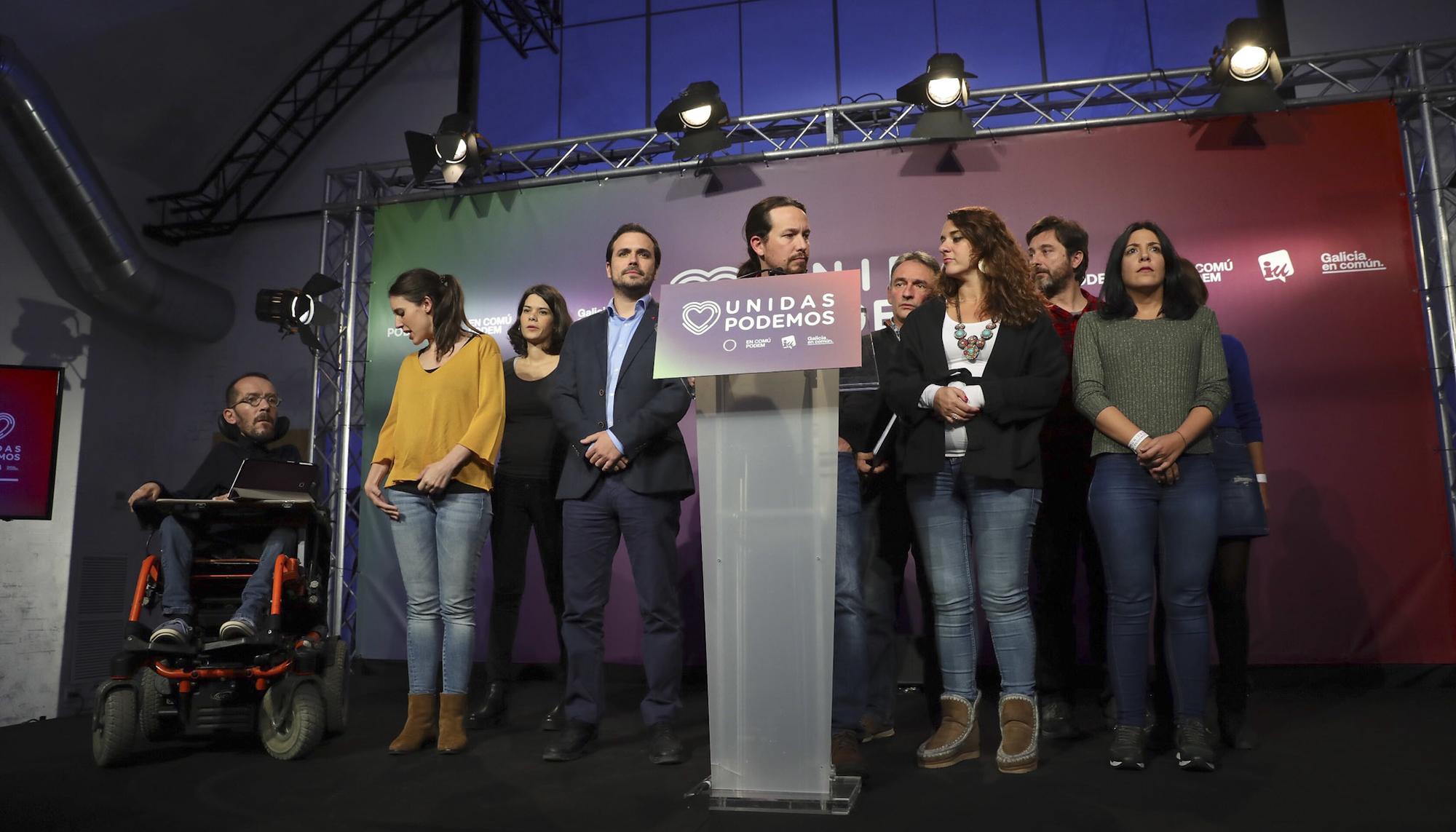 Noche electoral 10-N Podemos - 2