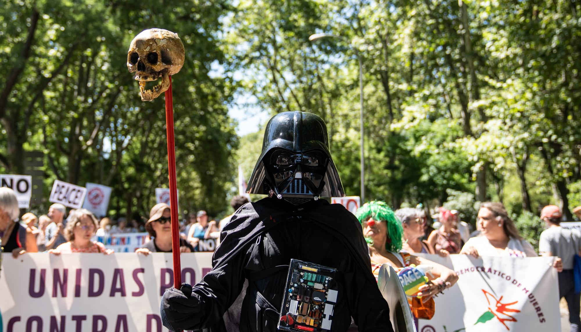 Manifestación contra la cumbre de la OTAN en Madrid - 17