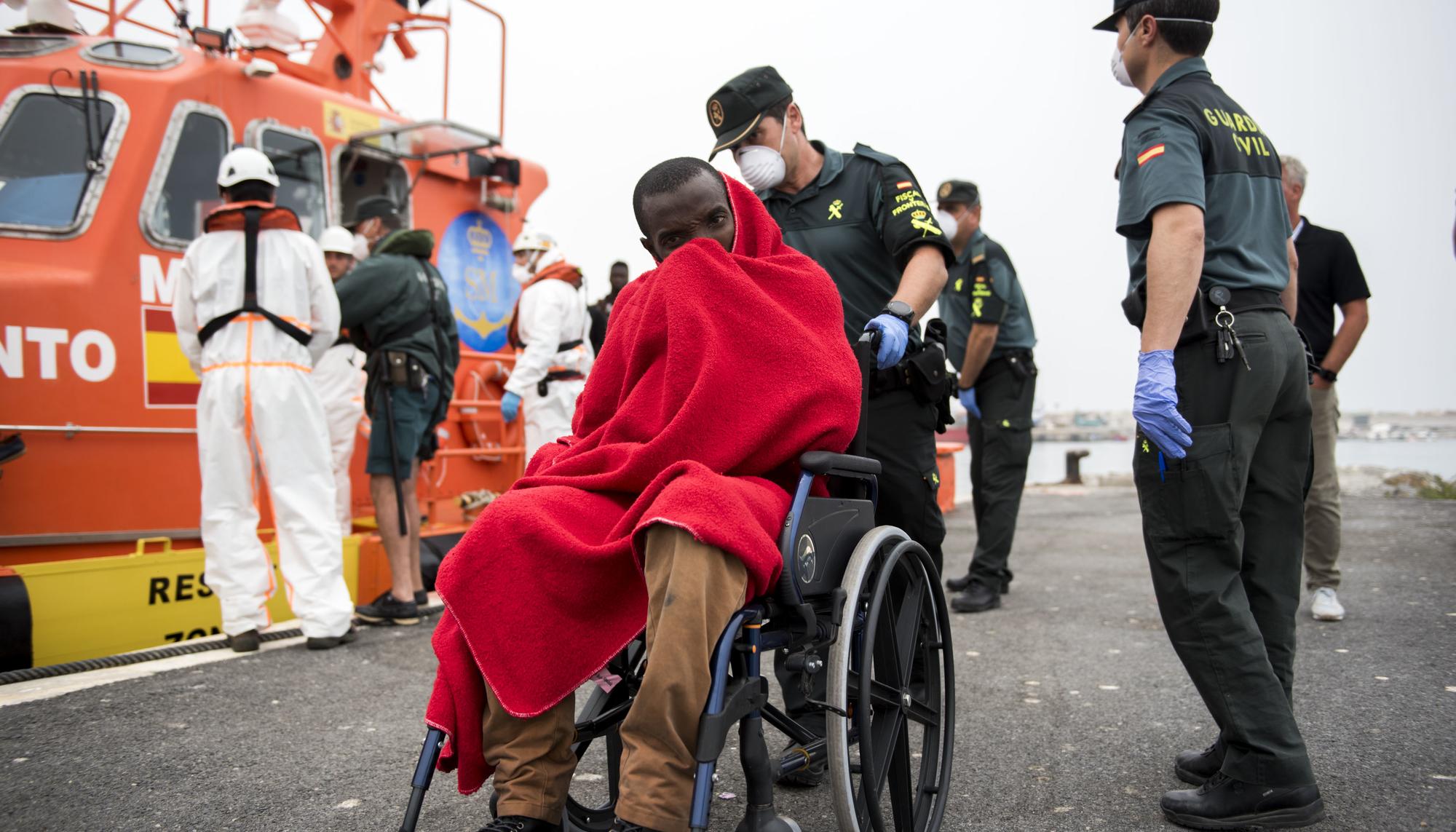 Migrantes Puerto de Motril Junio 2018