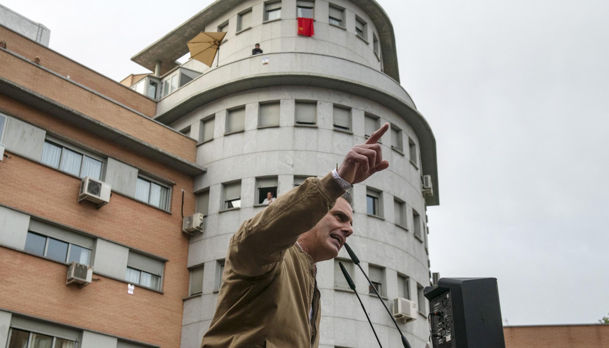 Tetuán concentración antifascista Vox - 2