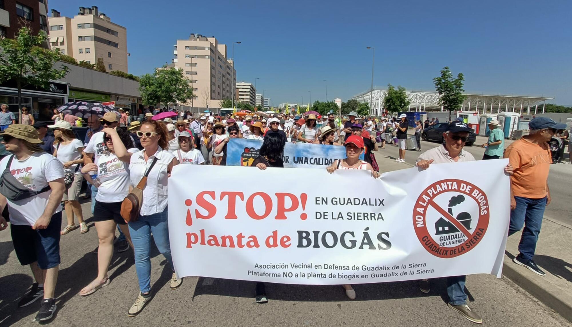 Manifestación Biogás Guadalix de la Sierra