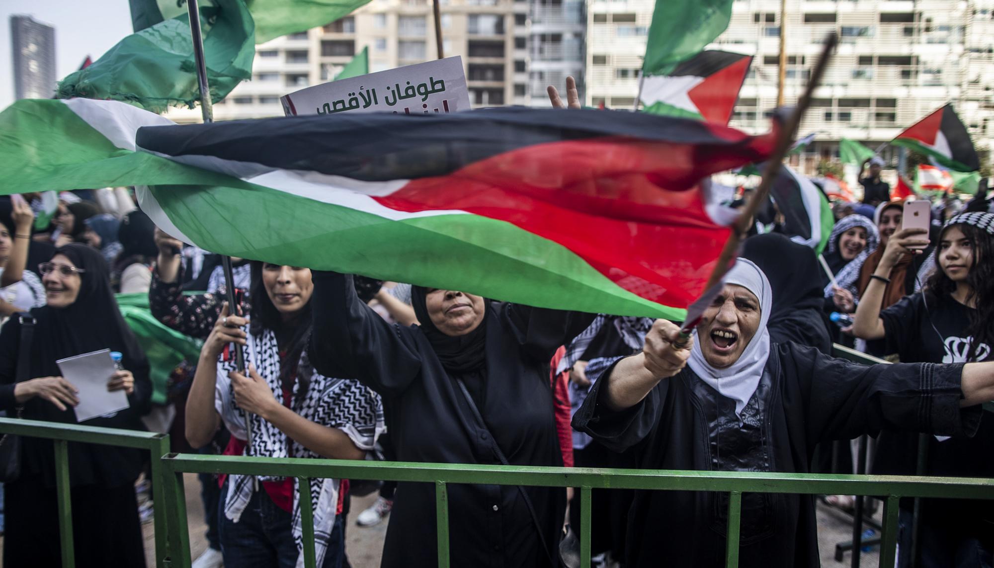 Manifestación Hamás Beirut - 7