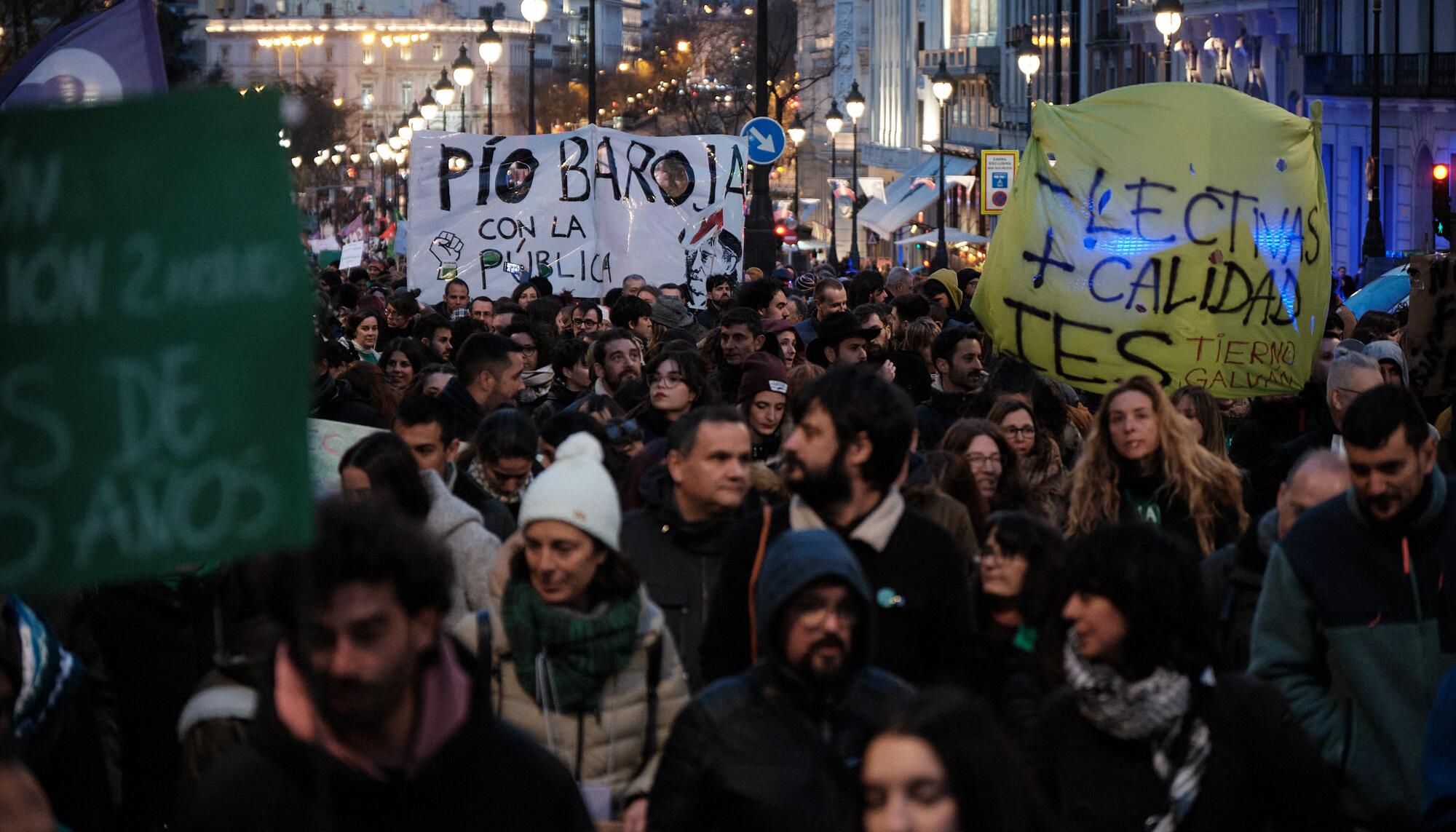 Educación lectivas manifestación - 7
