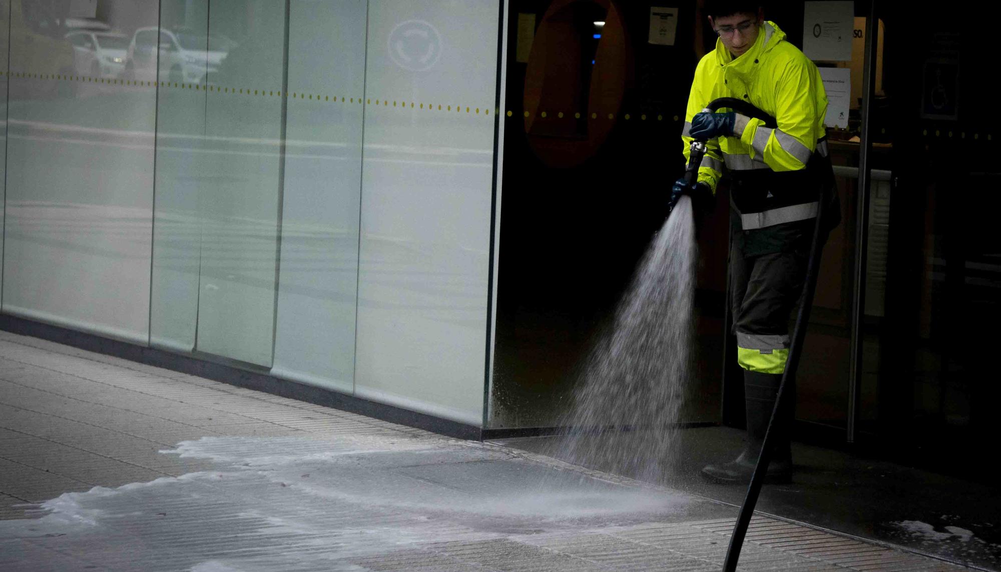 Pamplona Iruñea vacía por el confinamiento a causa del Coronavirus - 3