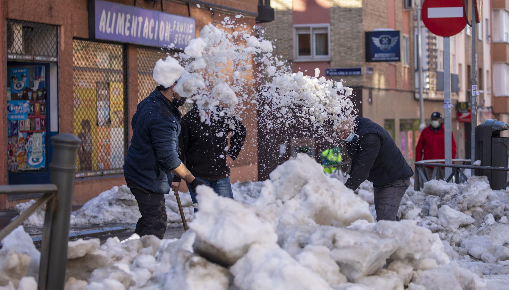 Limpieza nieve Filomena 3