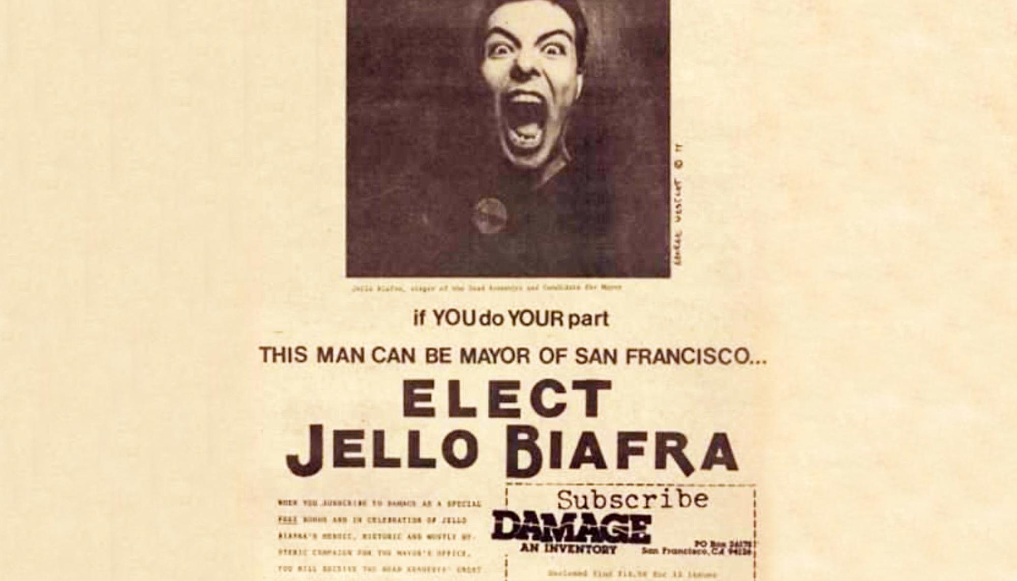 Jello Biafra mayor