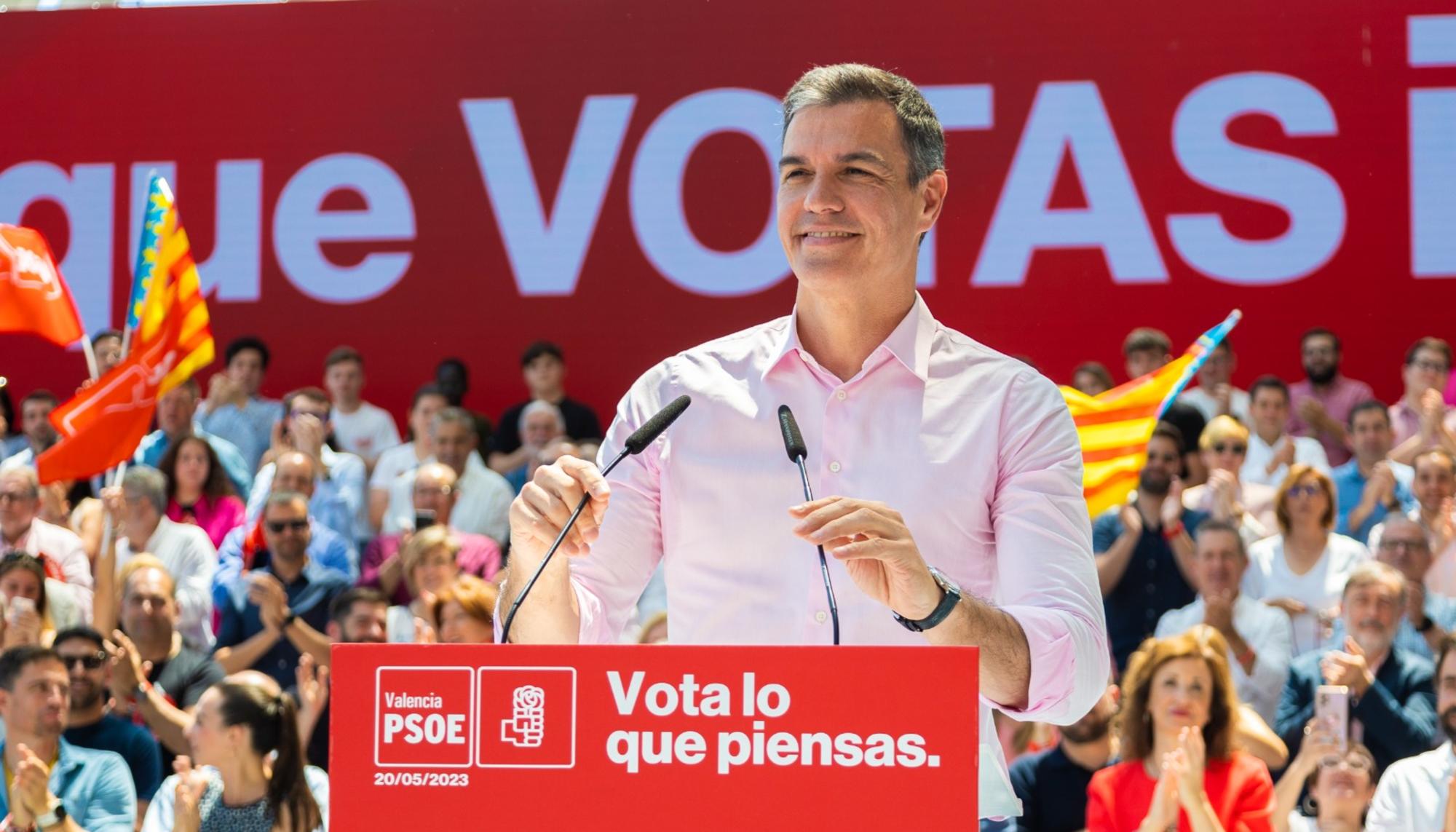 Pedro Sánchez mitin Valencia