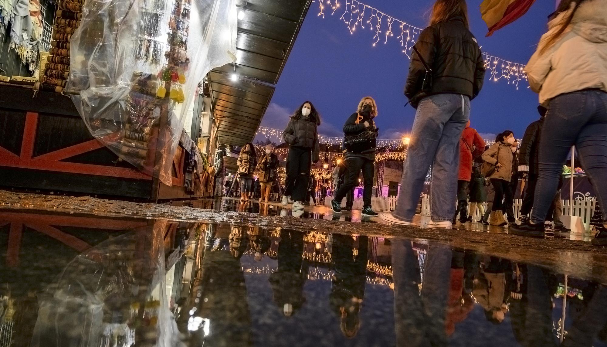 Mercadillo navideño en la Plaza de Colón