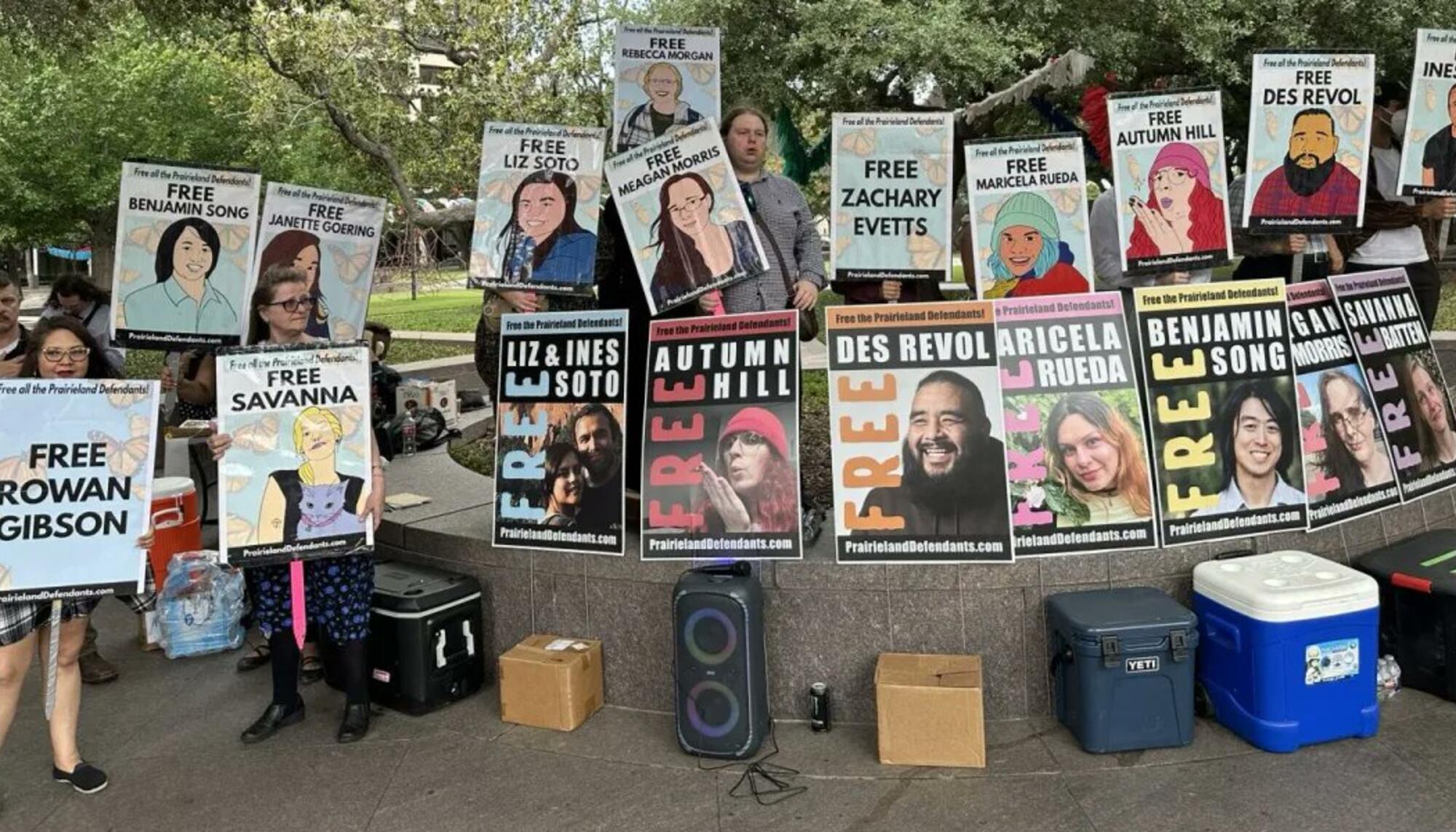 Anti ICE condenados