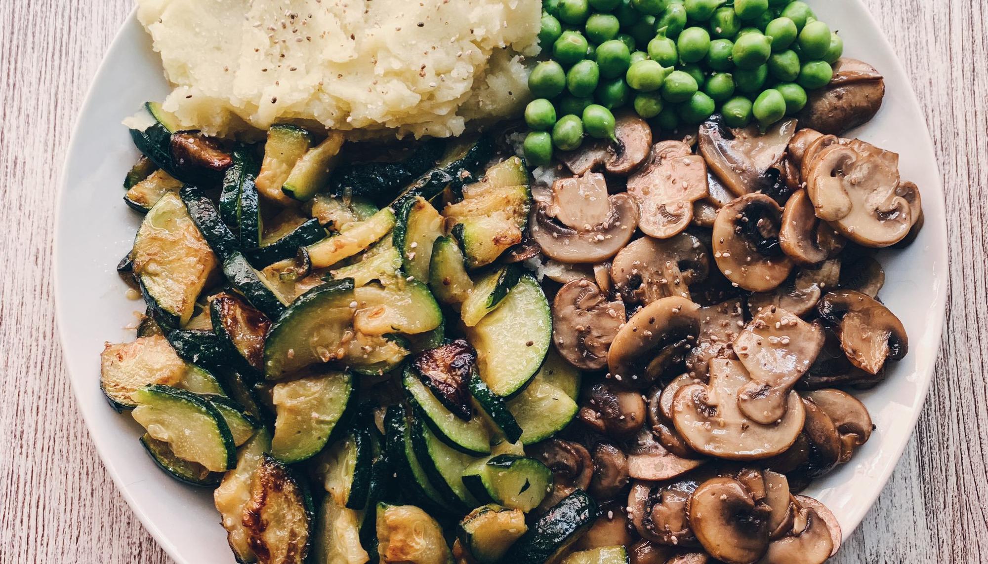 Plato combinado vegano
