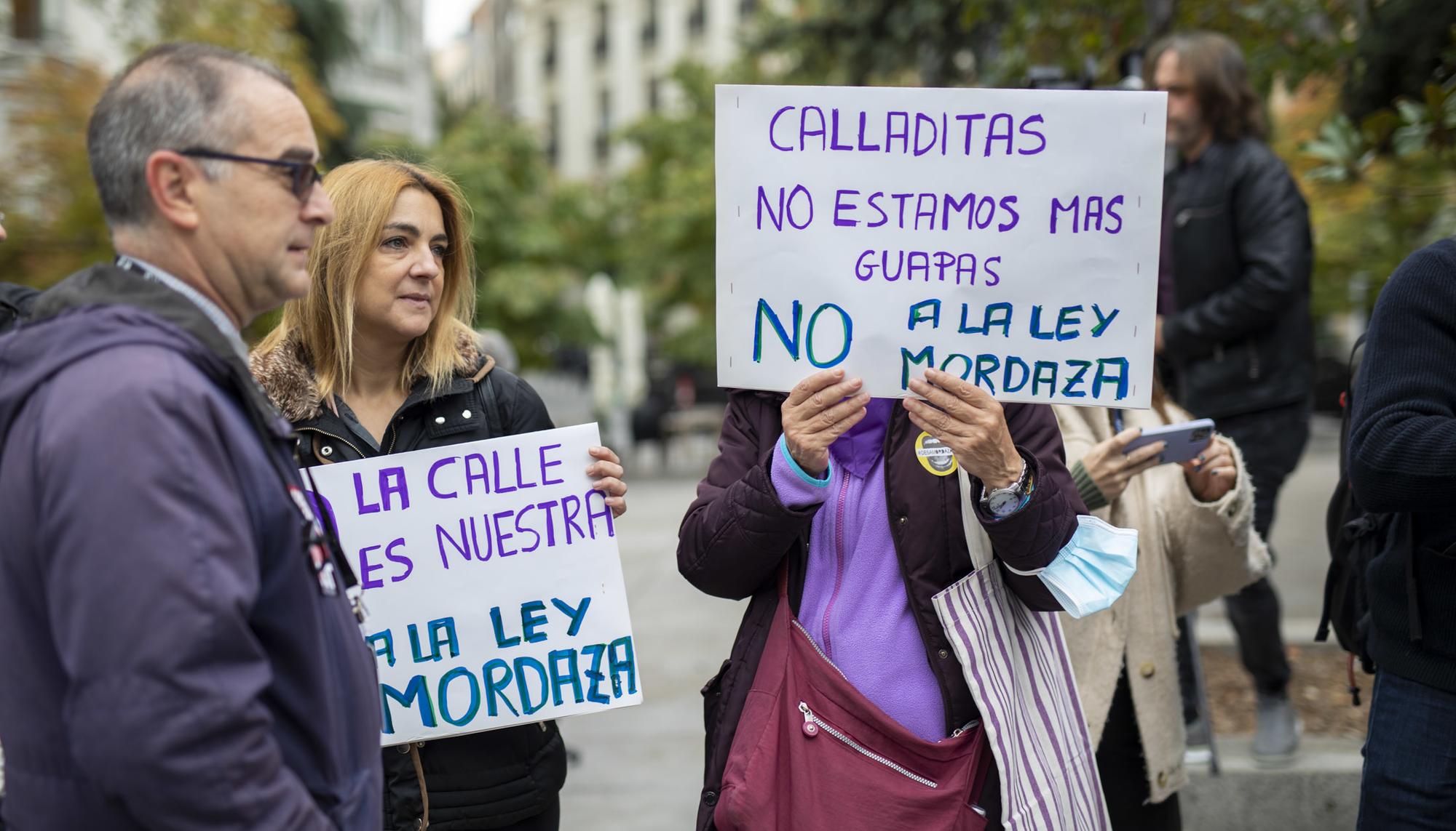 Ley Mordaza 12 horas amordazados Congreso - 2