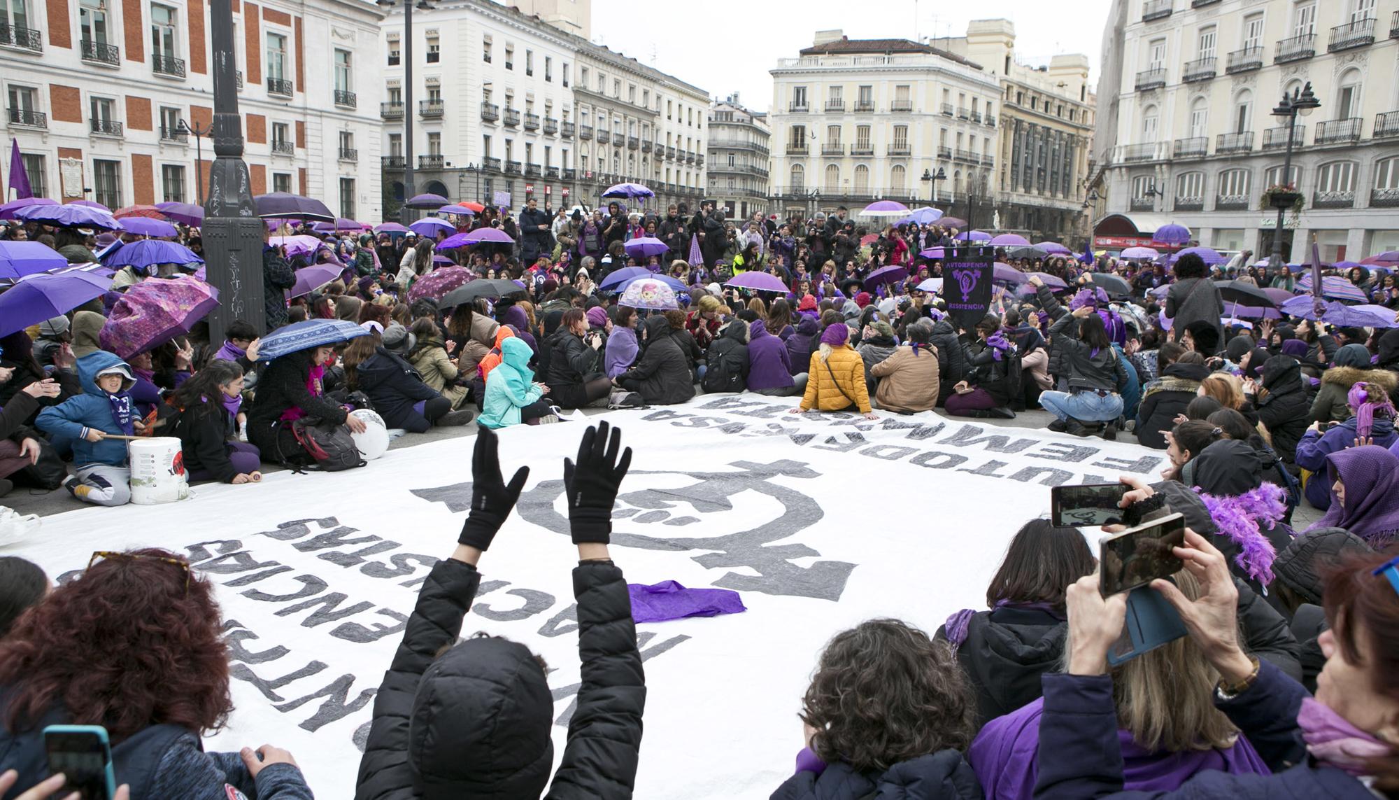 Cadena feminista 8F Madrid - 9
