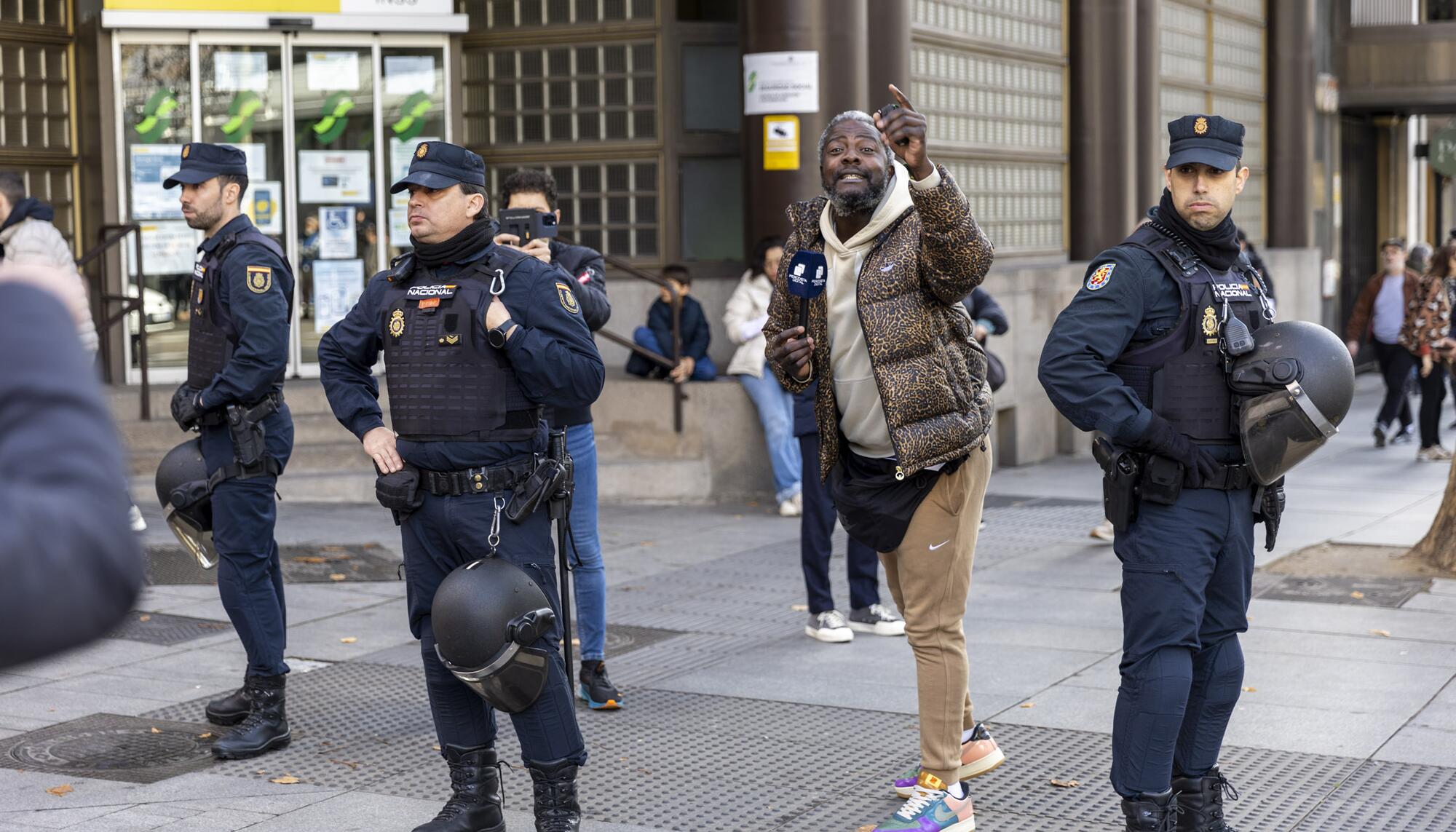 Bertrand Ndongo concentración Venezuela