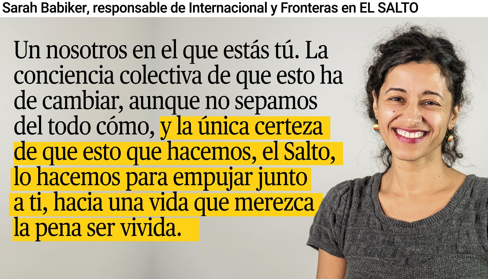 Carta Sarah Babiker portada