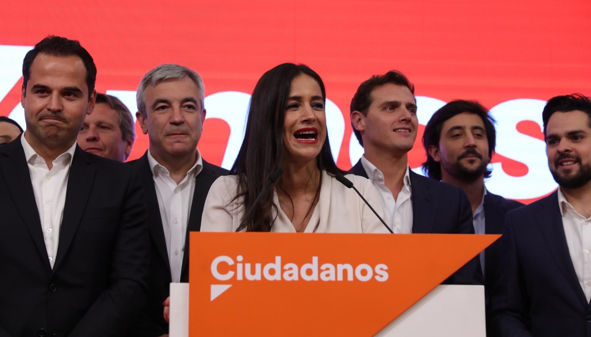 Noche electoral Ciudadanos 26M Begoña Villacís ciudadanos