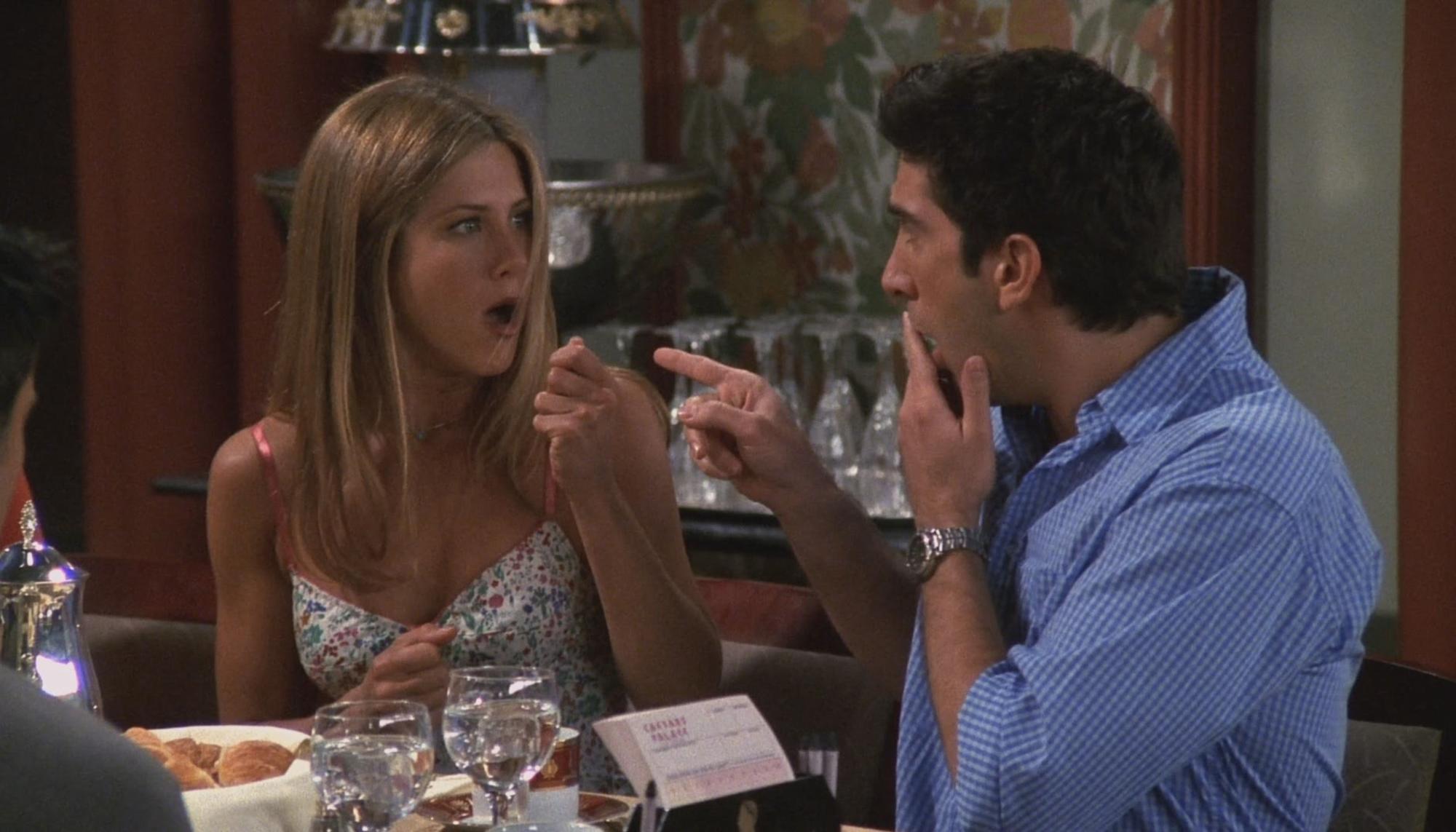 Ross y Rachel, de Friends