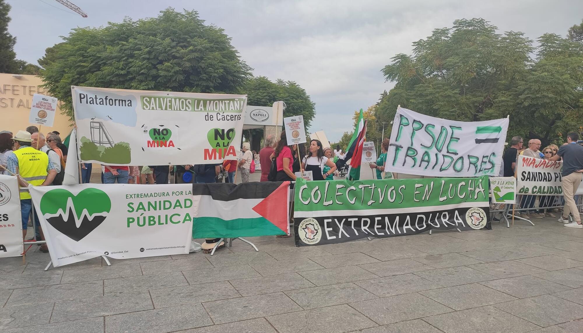 7 septiembre Extremadura protesta