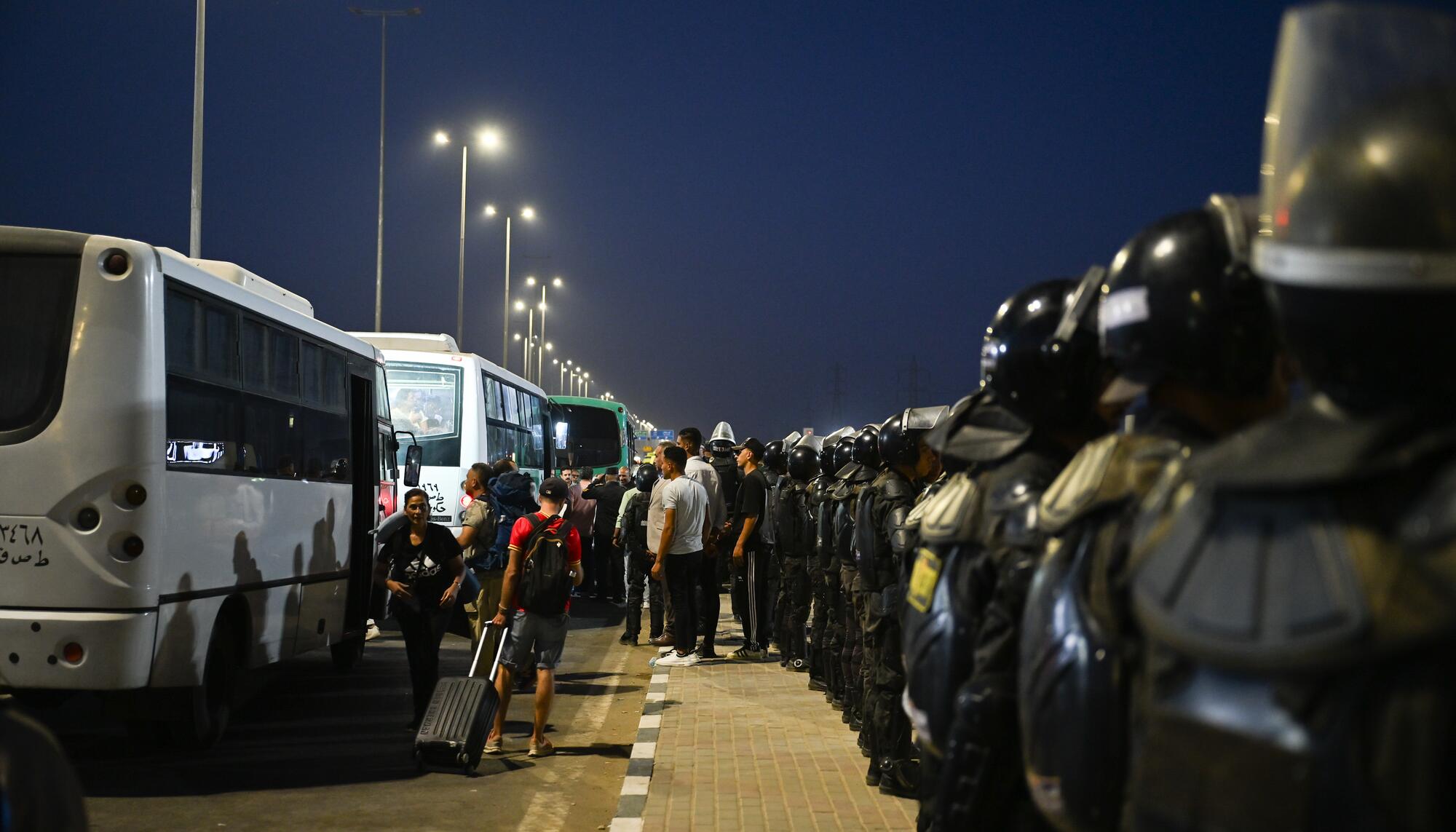 Represion marcha gaza 1