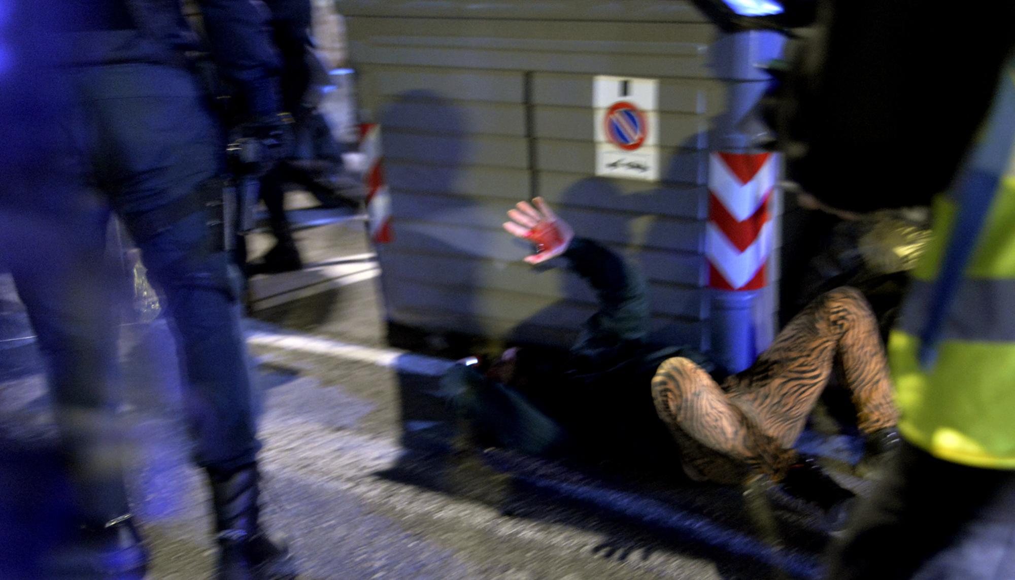 Cargas policiales València 18 febrero - 1