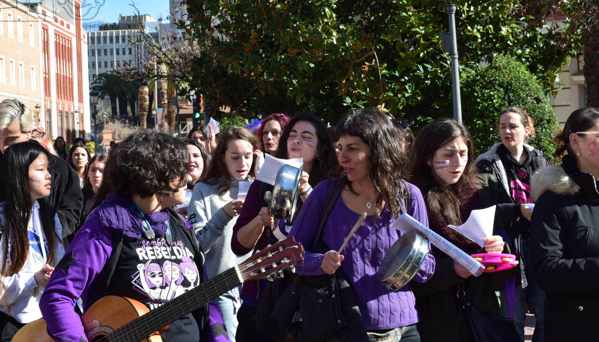 Acto feminista en Badajoz