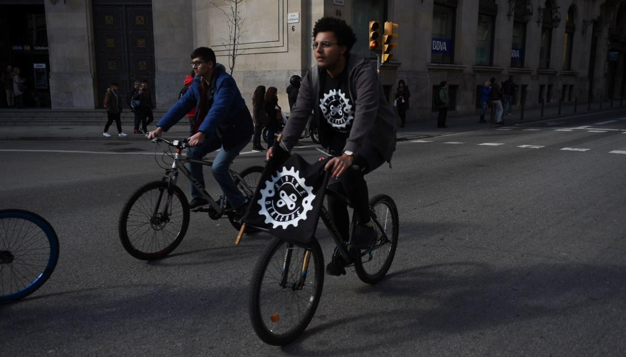 No más precariedad riders deliveroo