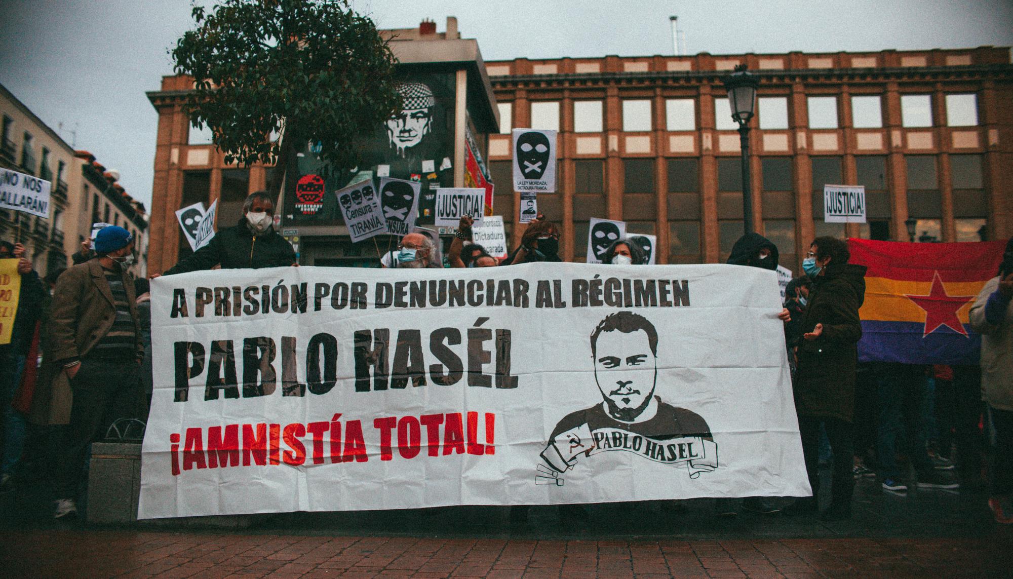 concentración pablo hasel madrid