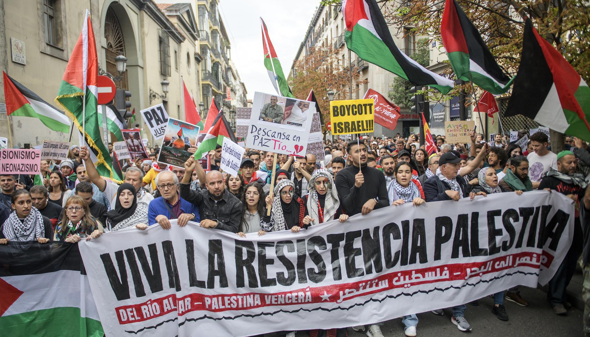 Manifestación Gaza Madrid Atocha - 8