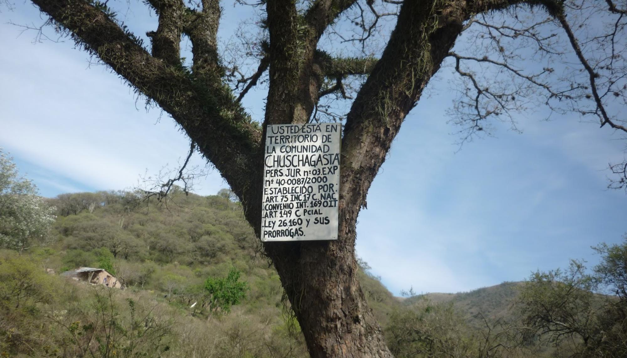 Territorio de la comunidad Chuschagasta