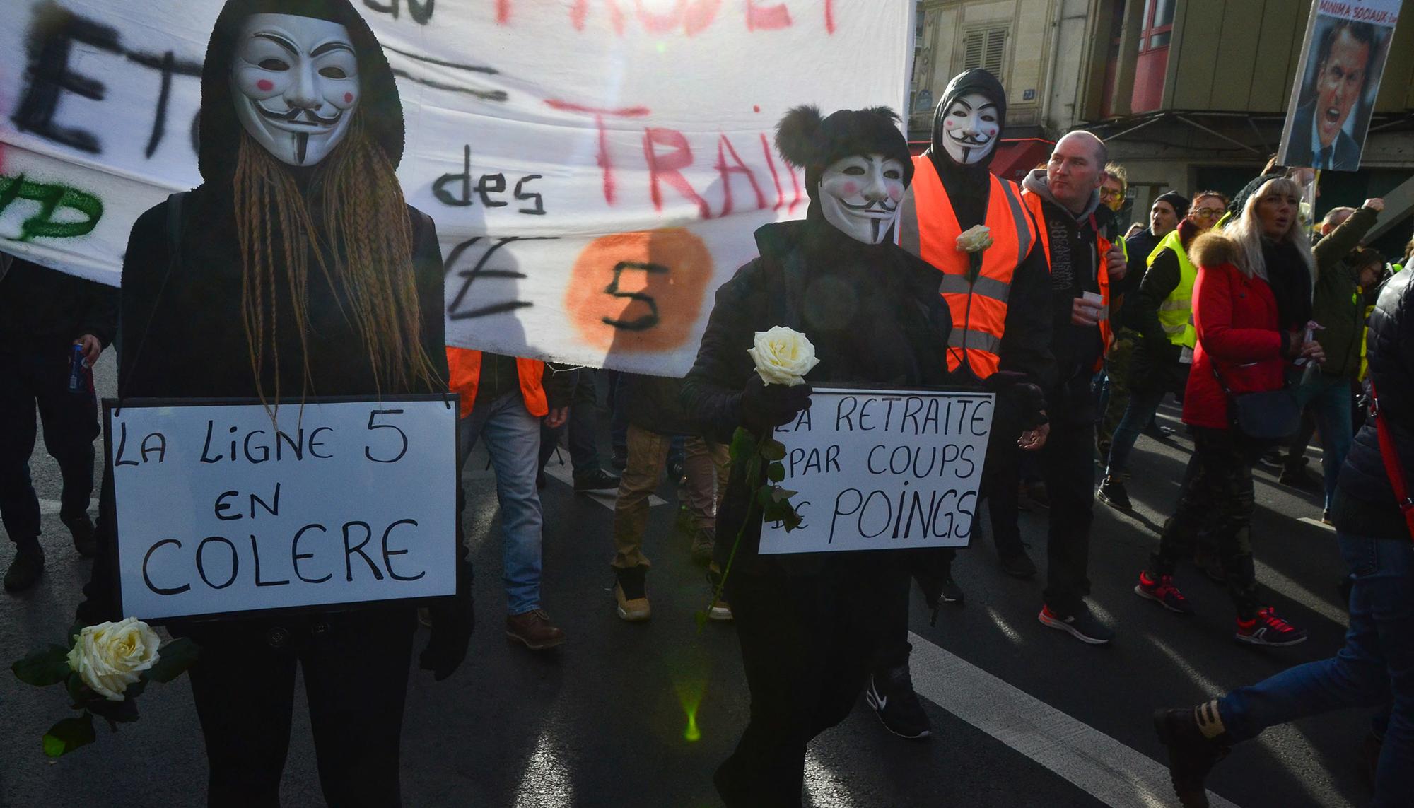 Manifestacion Pensiones Francia 3