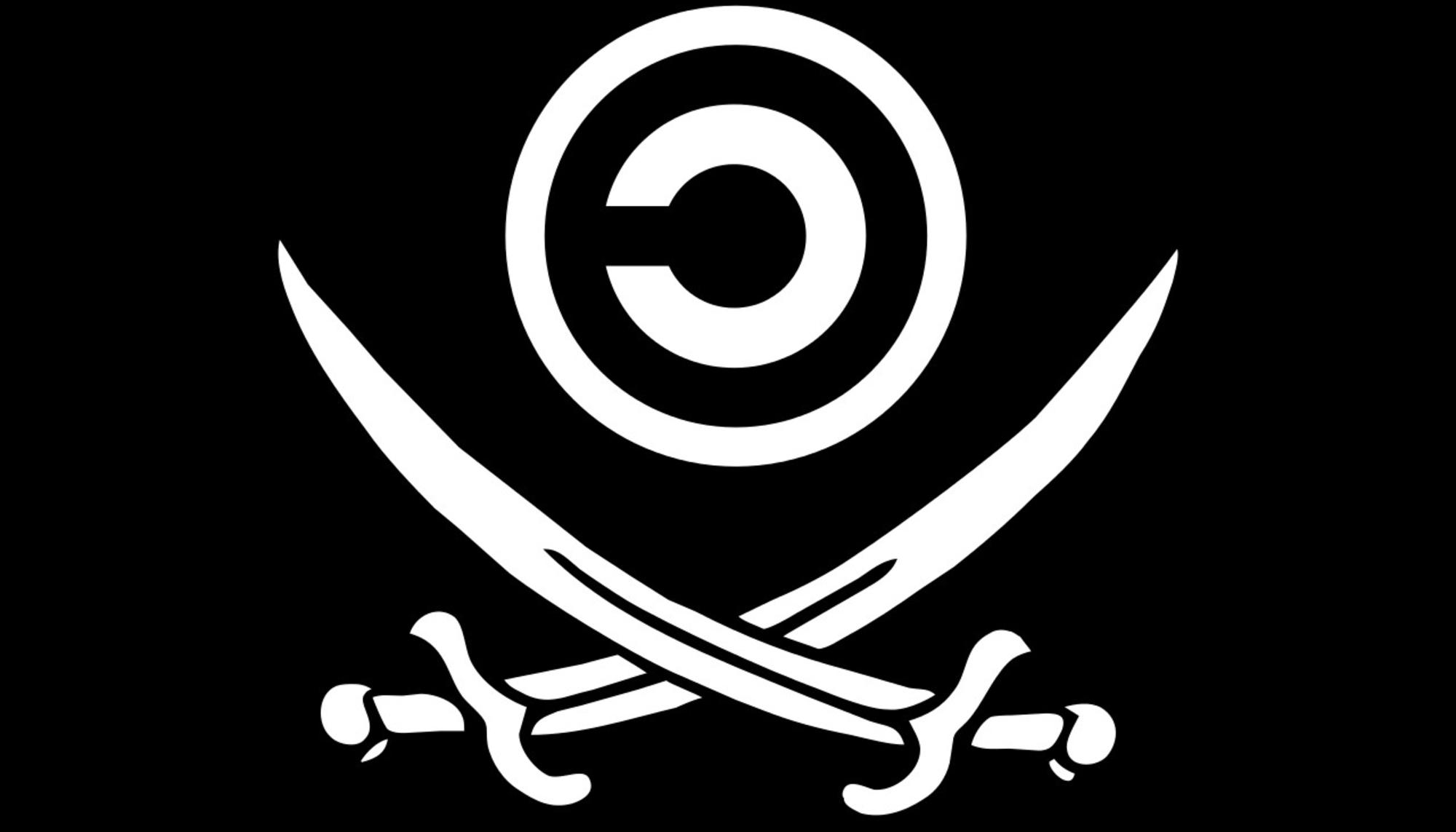 Copyleft Pirate symbol