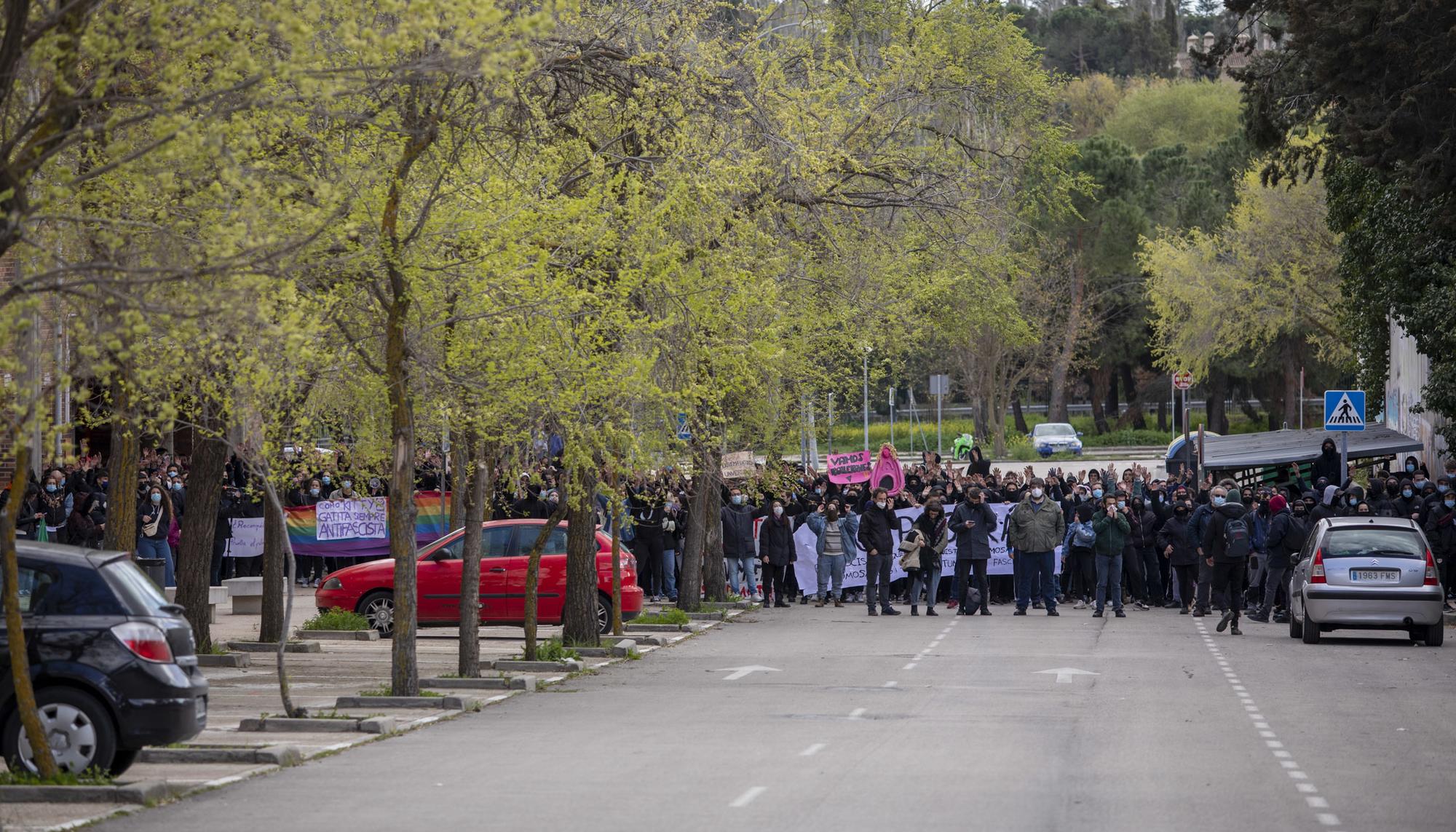 Antifascistas Universidad Politicas Ortega Smith - 1