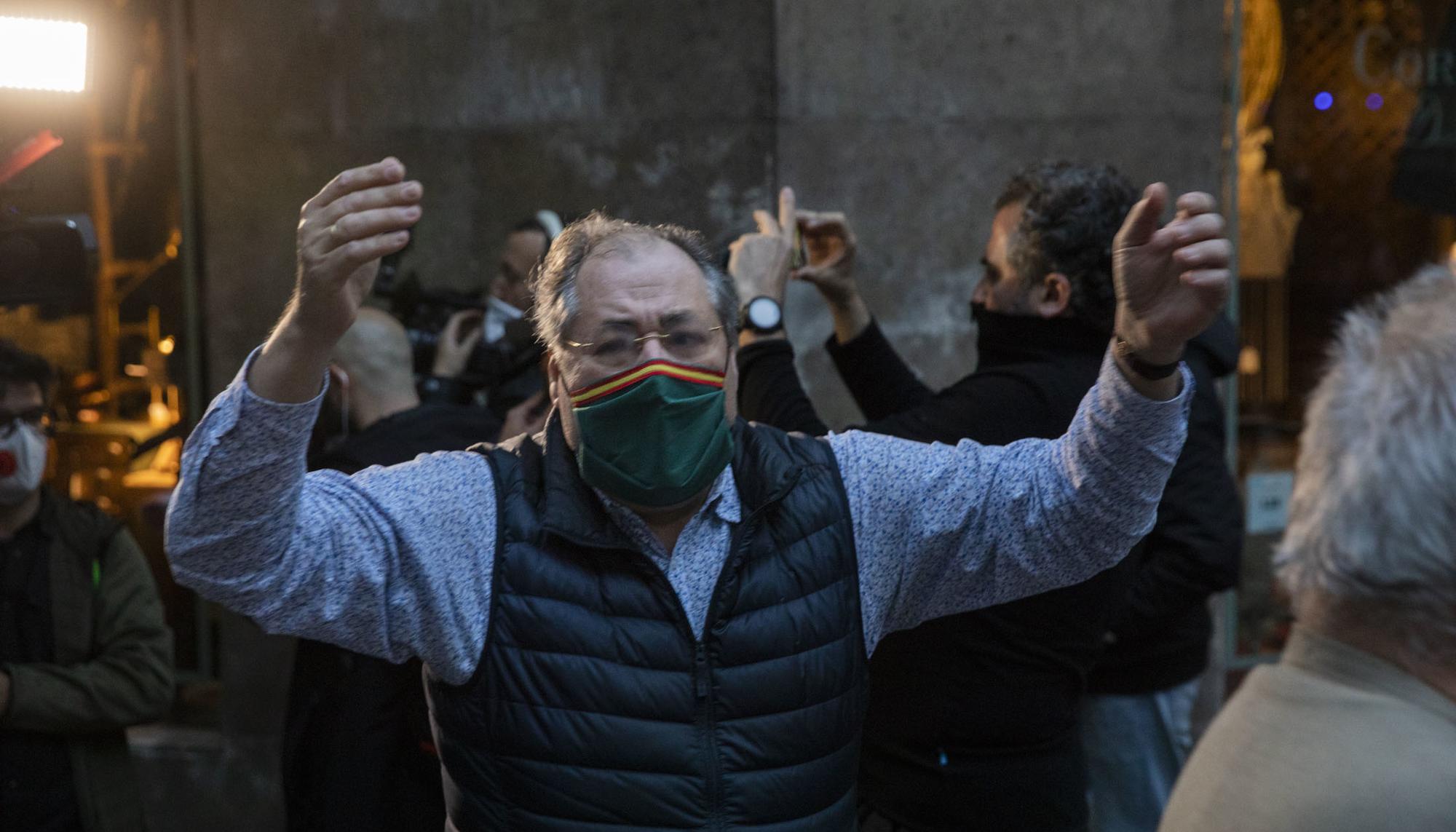 Manifestación facha contra gobierno barrio Salamanca  - 10