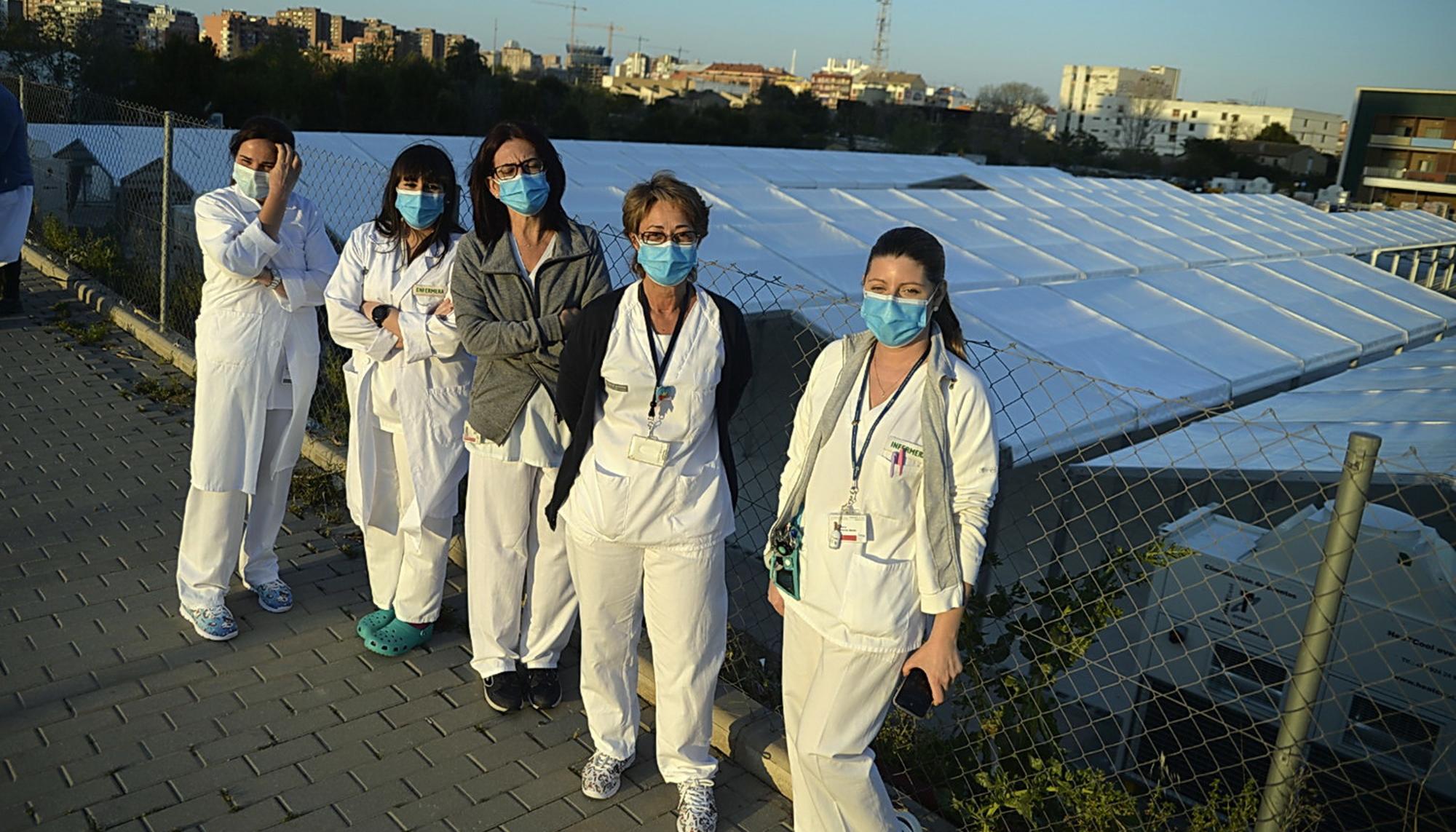 personal sanitario hospital campaña la fe