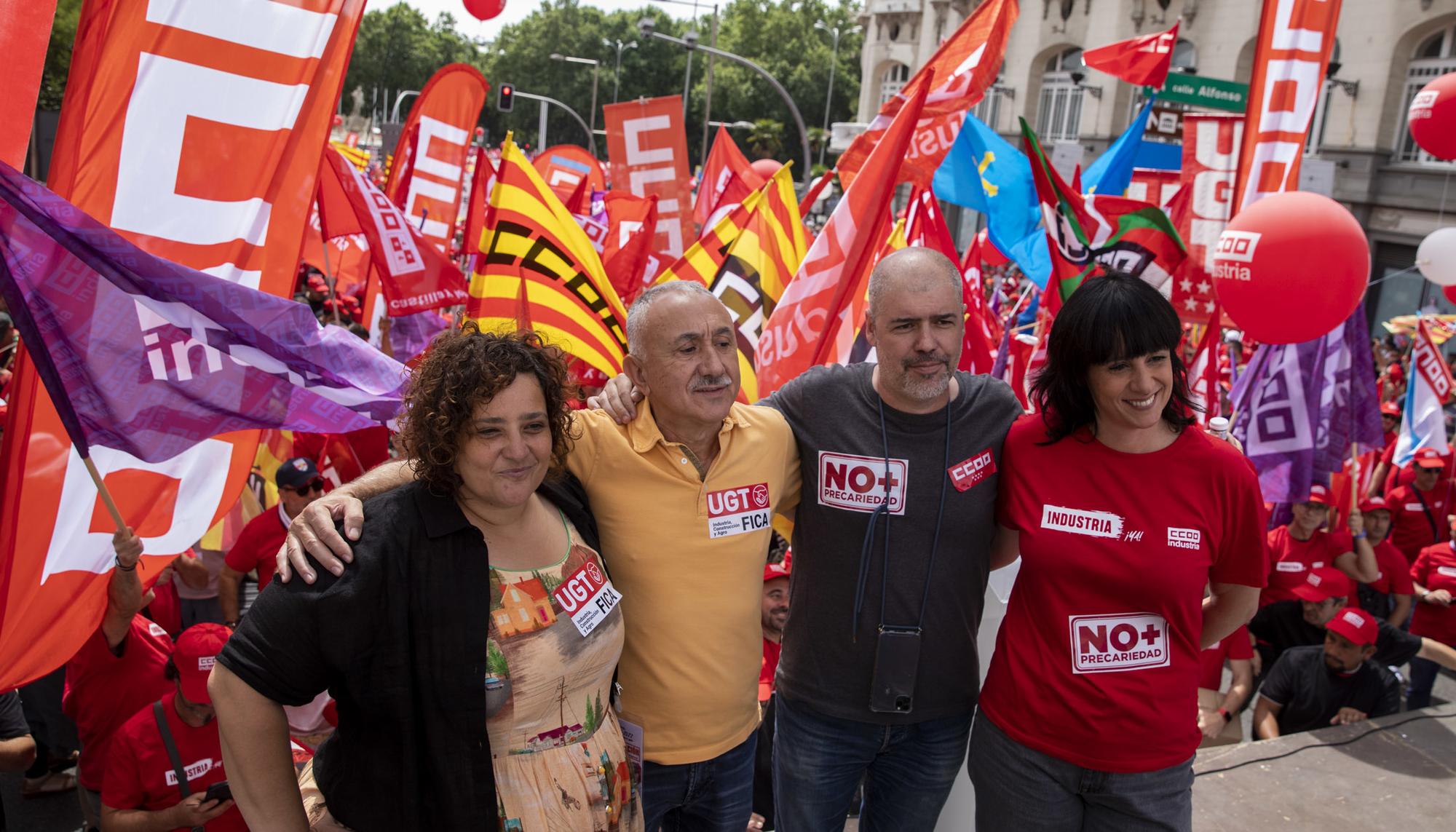 Manifestacion Sindicatos Pacto por la industria - 20