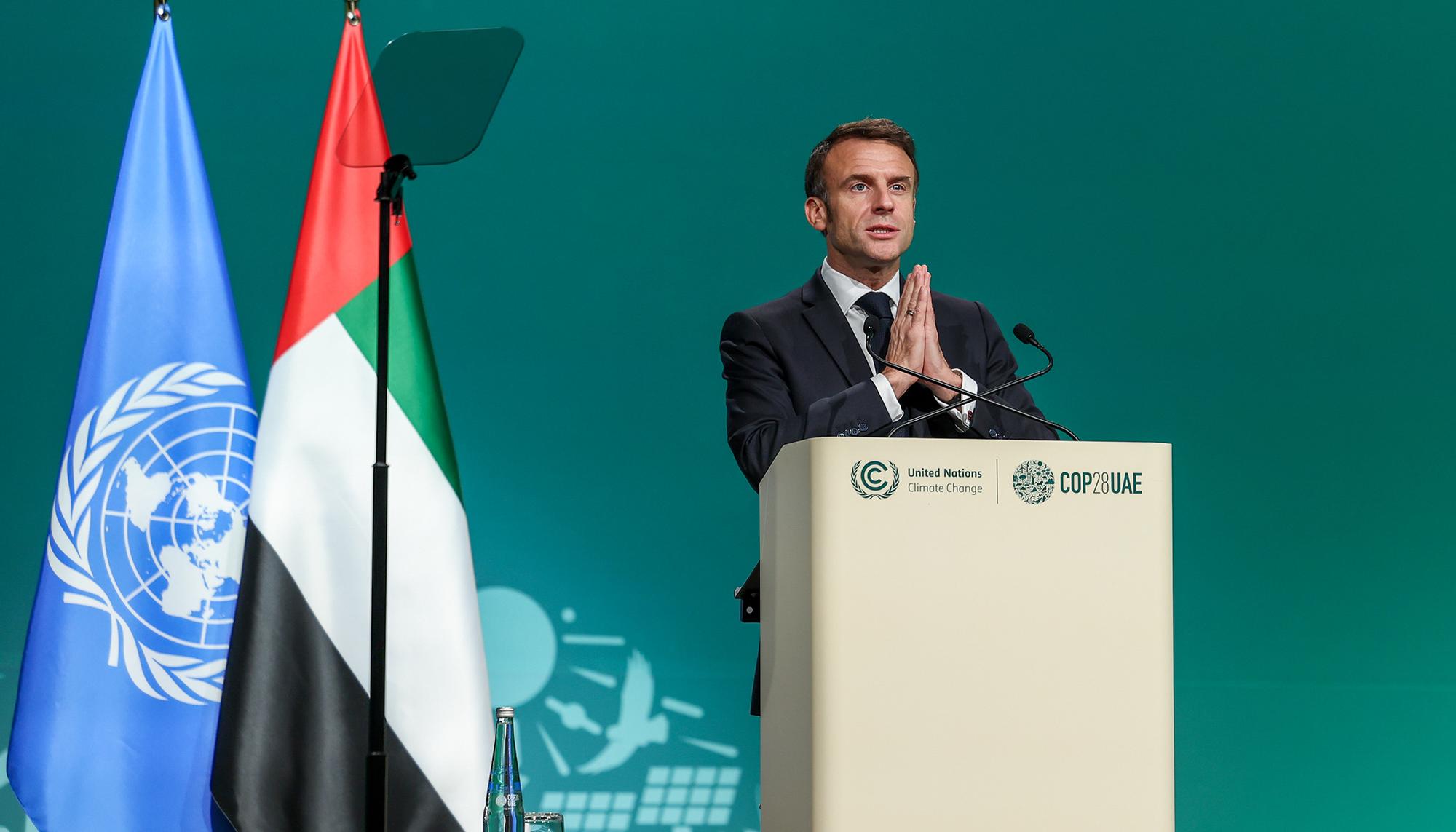 Macron COP 28