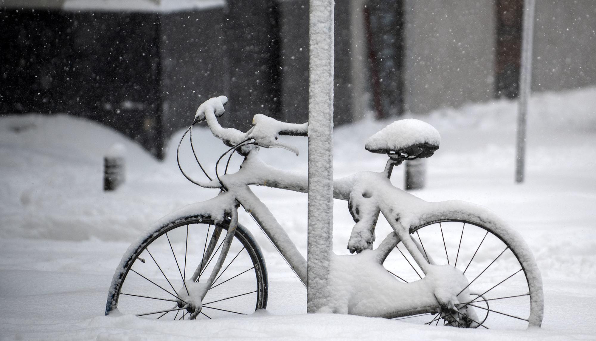 Bicicleta nieve