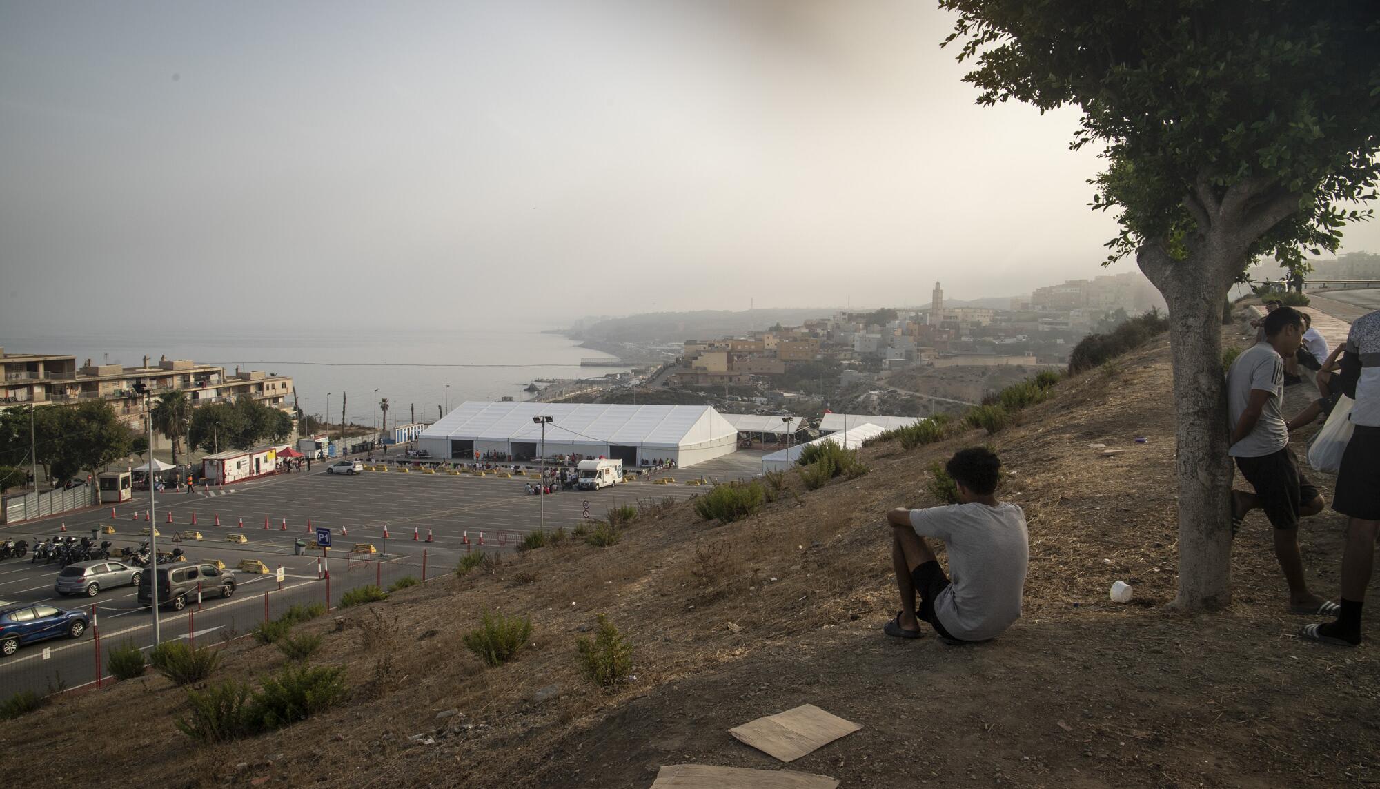 El puerto de Ceuta este viernes