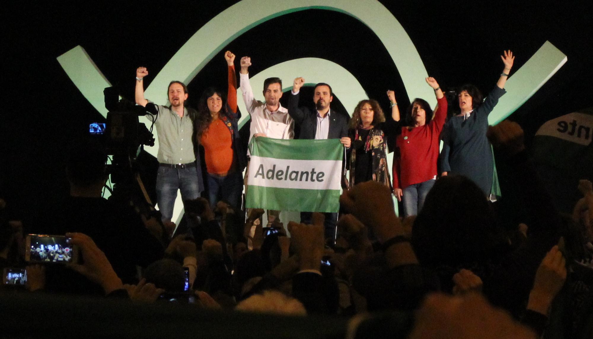 Mitin Adelante Andalucía Sevilla