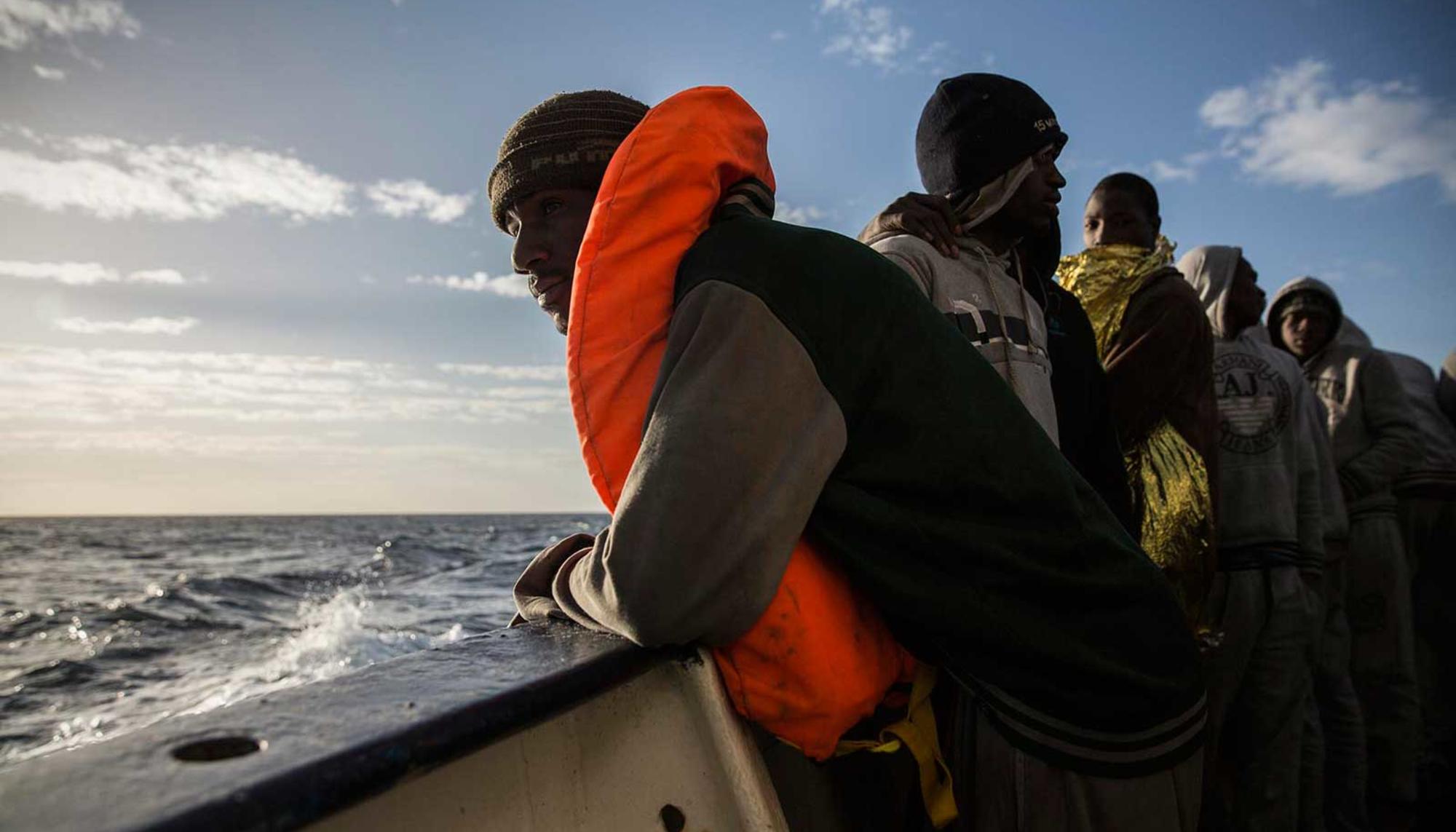 rescate en el mediterráneo