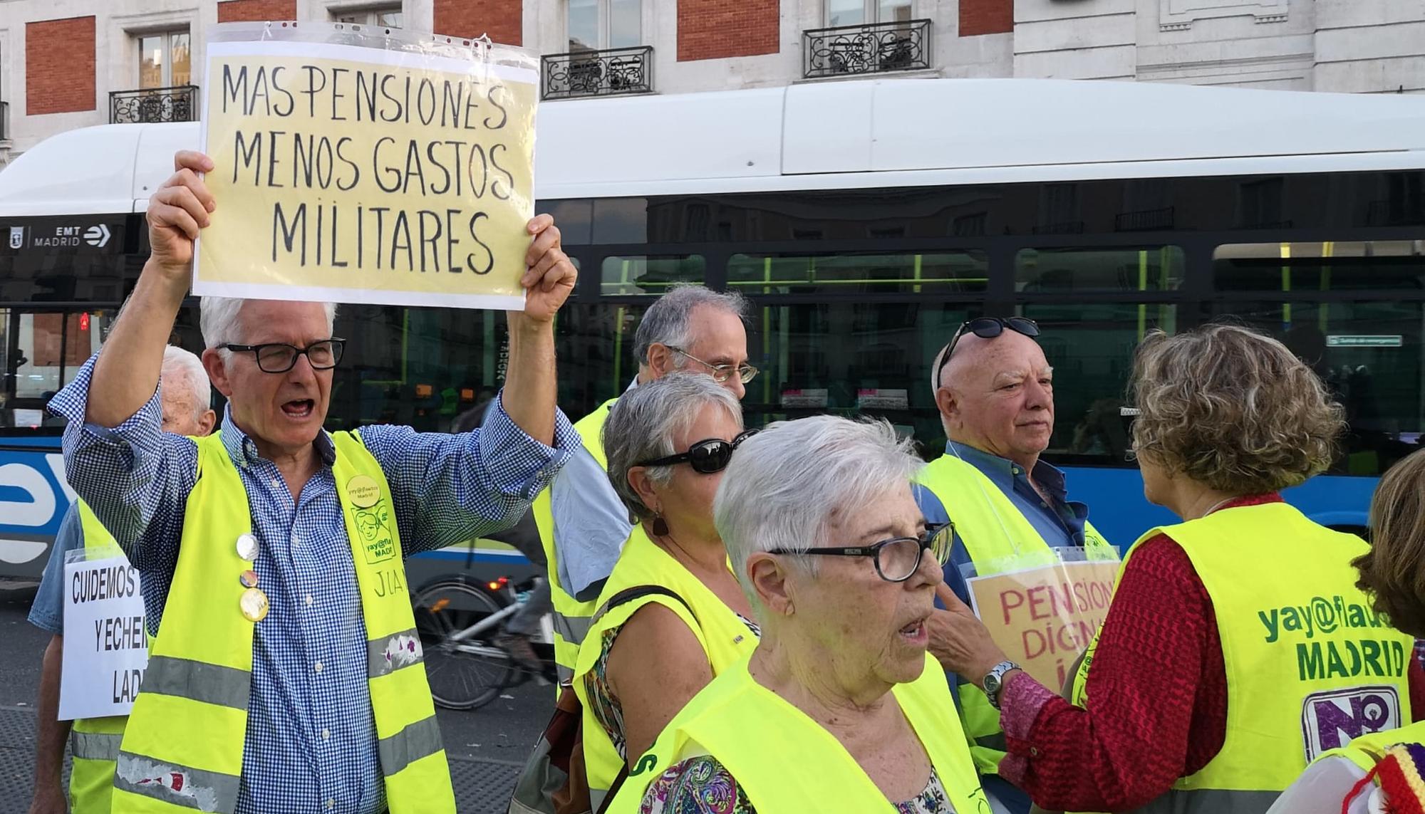 Manifestación Yayoflautas Madrid